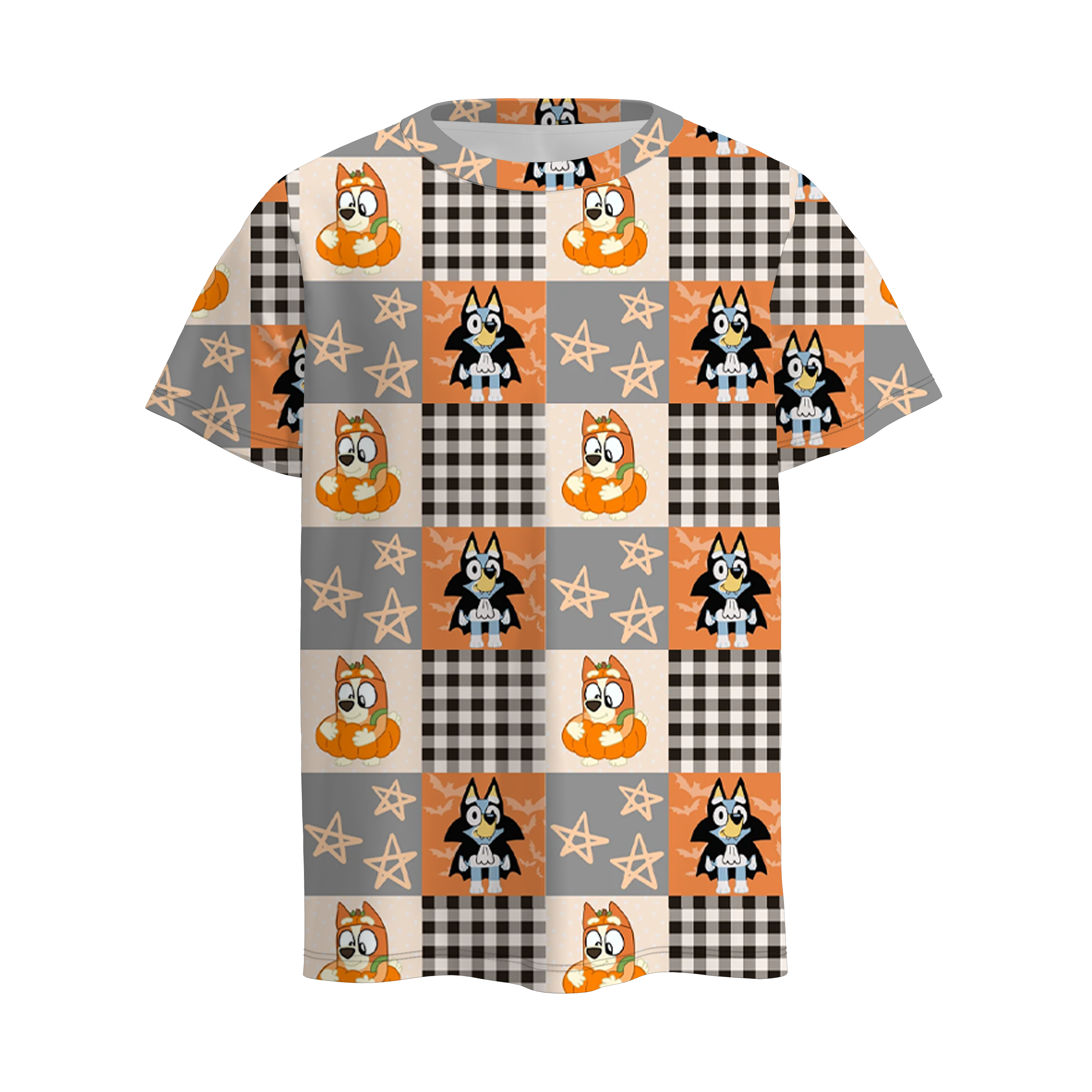 (Pre Order)Boys Halloween Cartoon Print Top