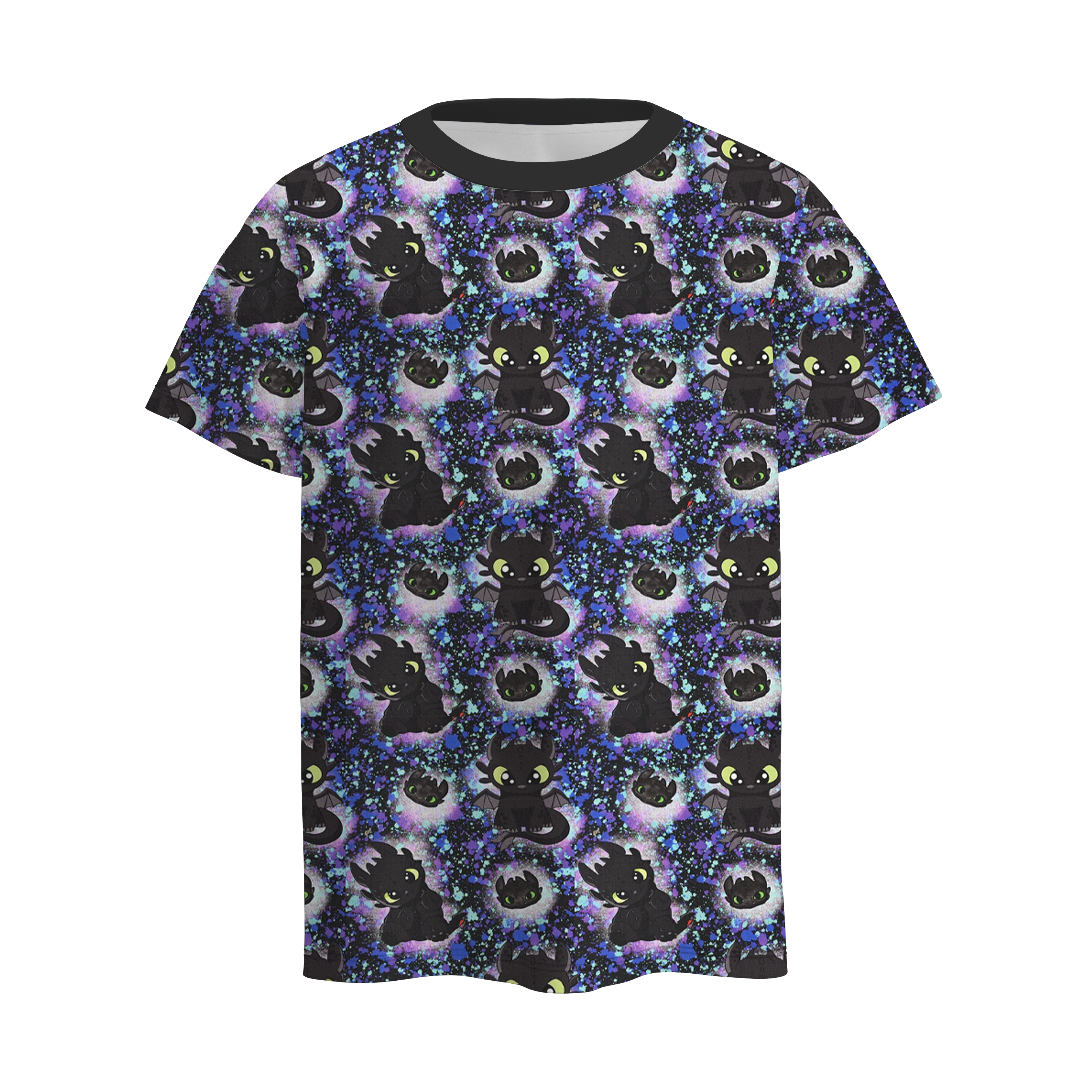(Pre Order)Girls Summer Cartoon Print Dress&Top