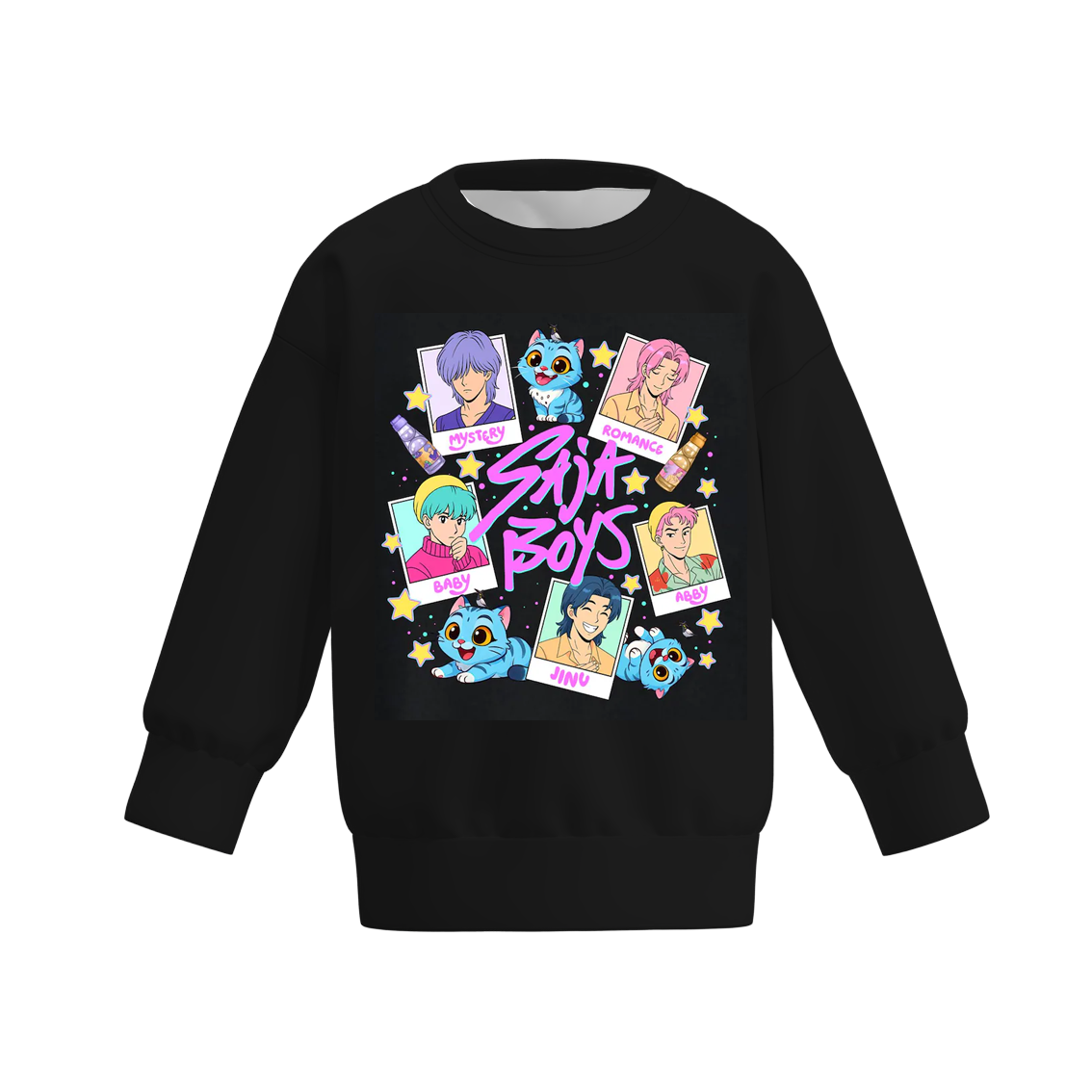 (Pre Order)Boys Movie Character Print Sweatshirt