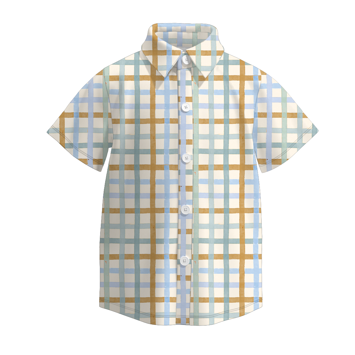 (Pre Order)Boys Fall Print Four-way Stretch Shirt