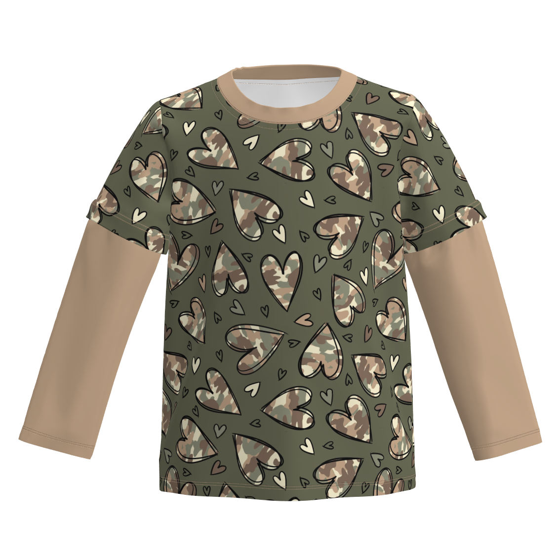 (Pre Order)Boys Valentine's Day Print Top