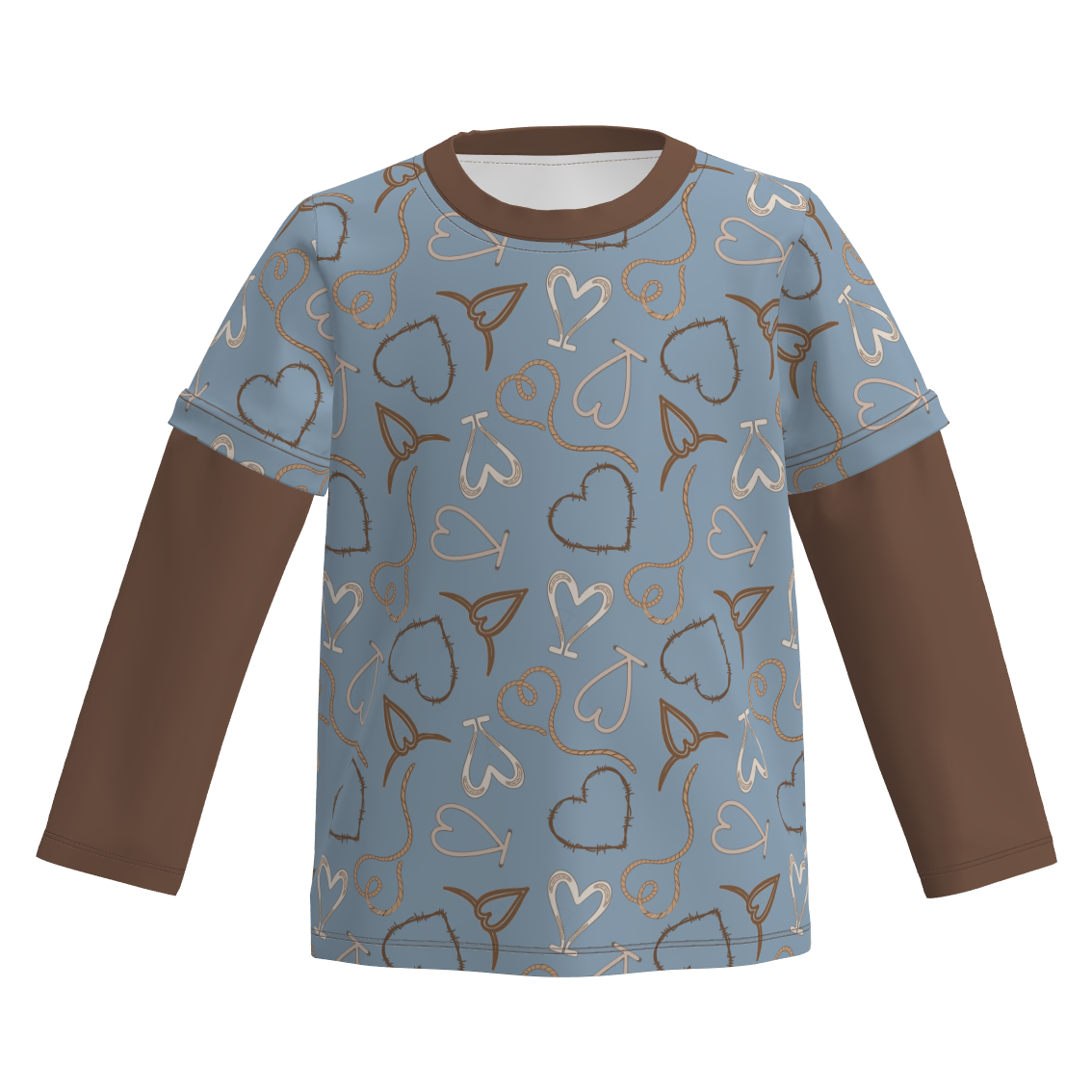 (Pre Order)Boys Valentine's Day Print Top