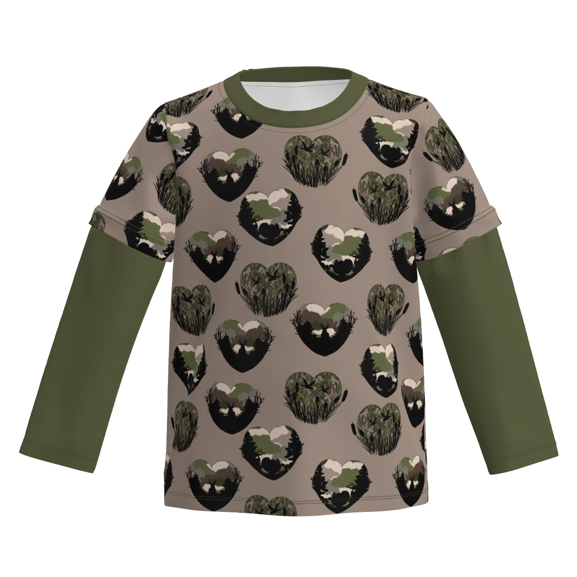 (Pre Order)Boys Valentine's Day Print Top