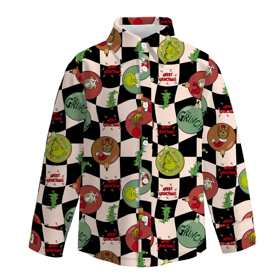 (Pre Order)Boys Fall Print Four-way Stretch Shirt