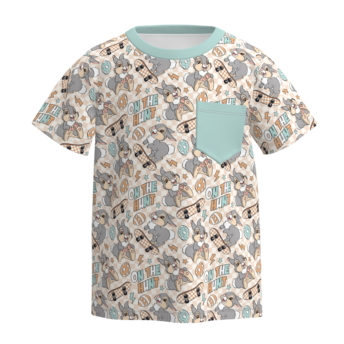 (Pre Order)Boys Easter Cartoon Print Top