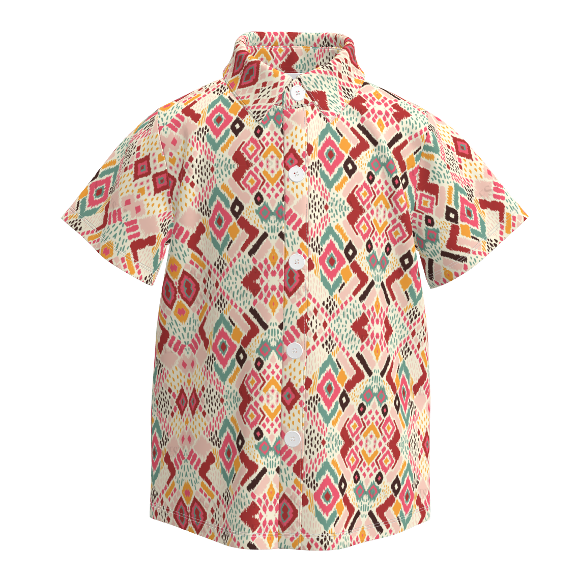 (Pre Order)Siblings Spring&Summer Print Four-way Stretch Shirt&Dress