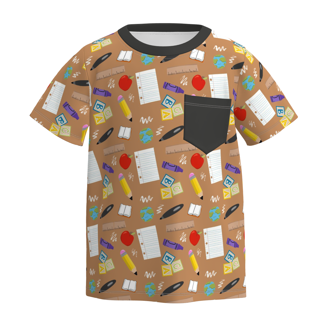 (Pre Order+Prepack Zone)Brothers Summer Back To School Print Top&Romper