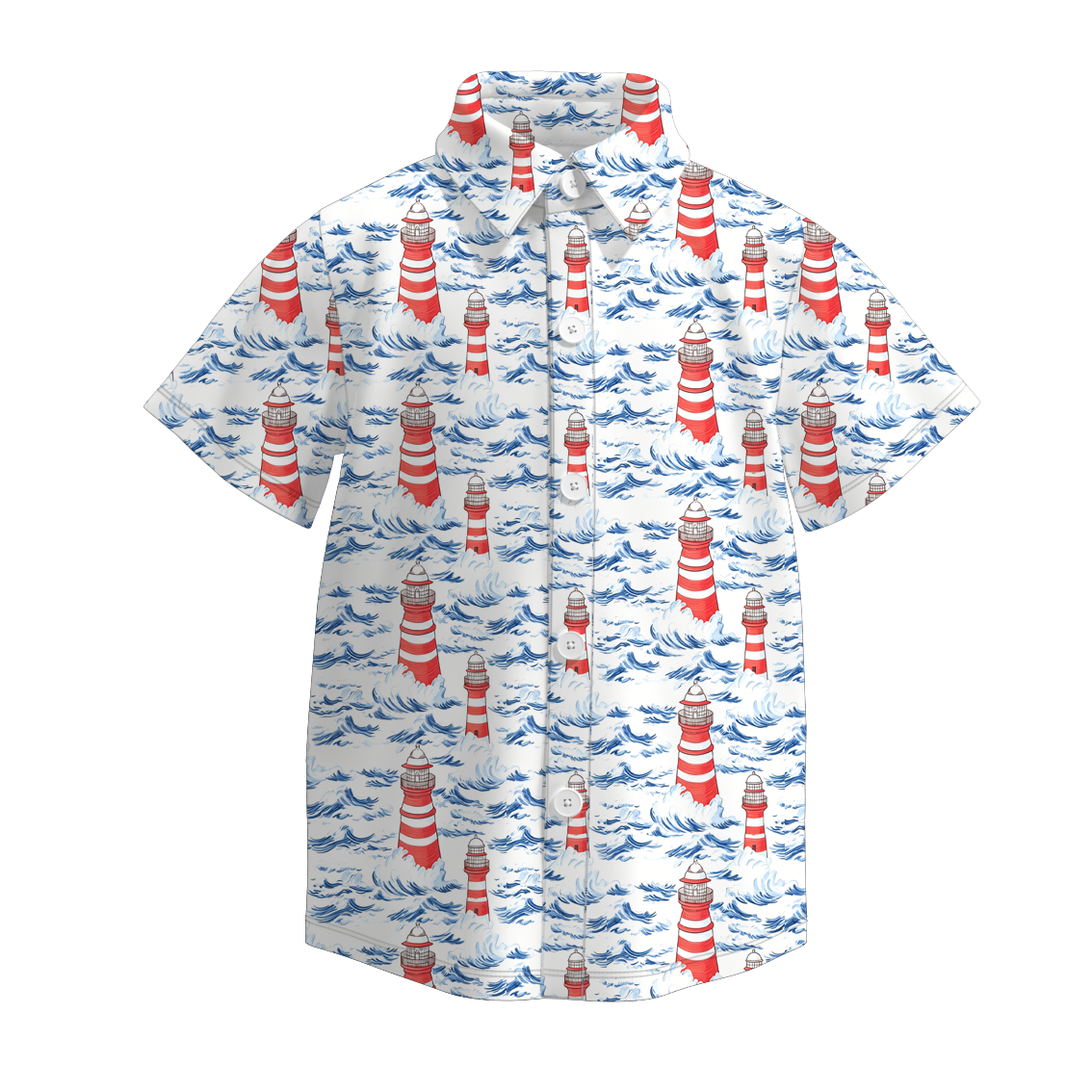 (Pre Order+Prepack Zone)Boys Summer Print Shorts Set&Four-way Stretch Shirt(Mix Size)