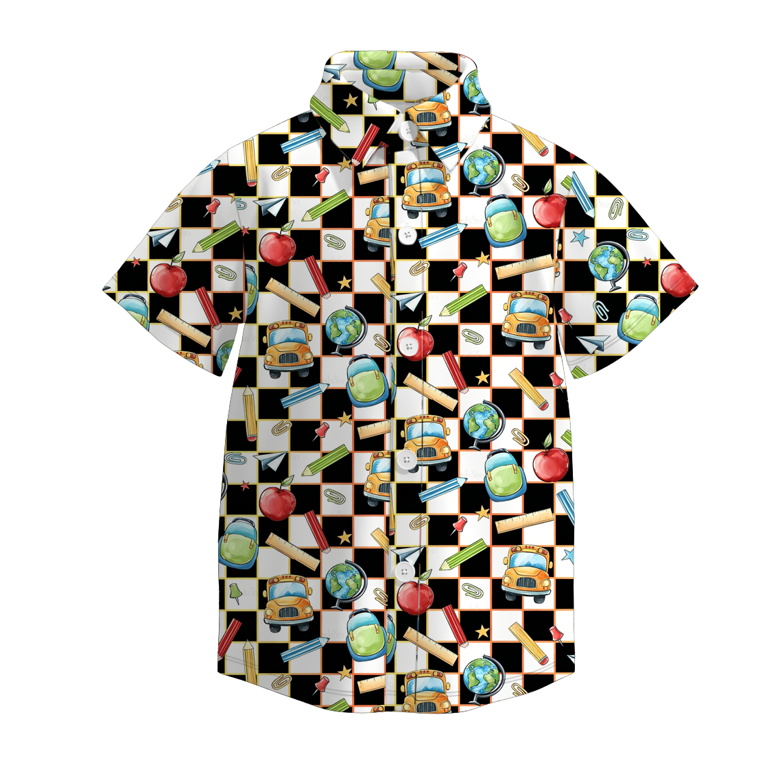 (Pre Order+Prepack Zone)Boys Summer Print Shorts Set&Four-way Stretch Shirt(Mix Size)
