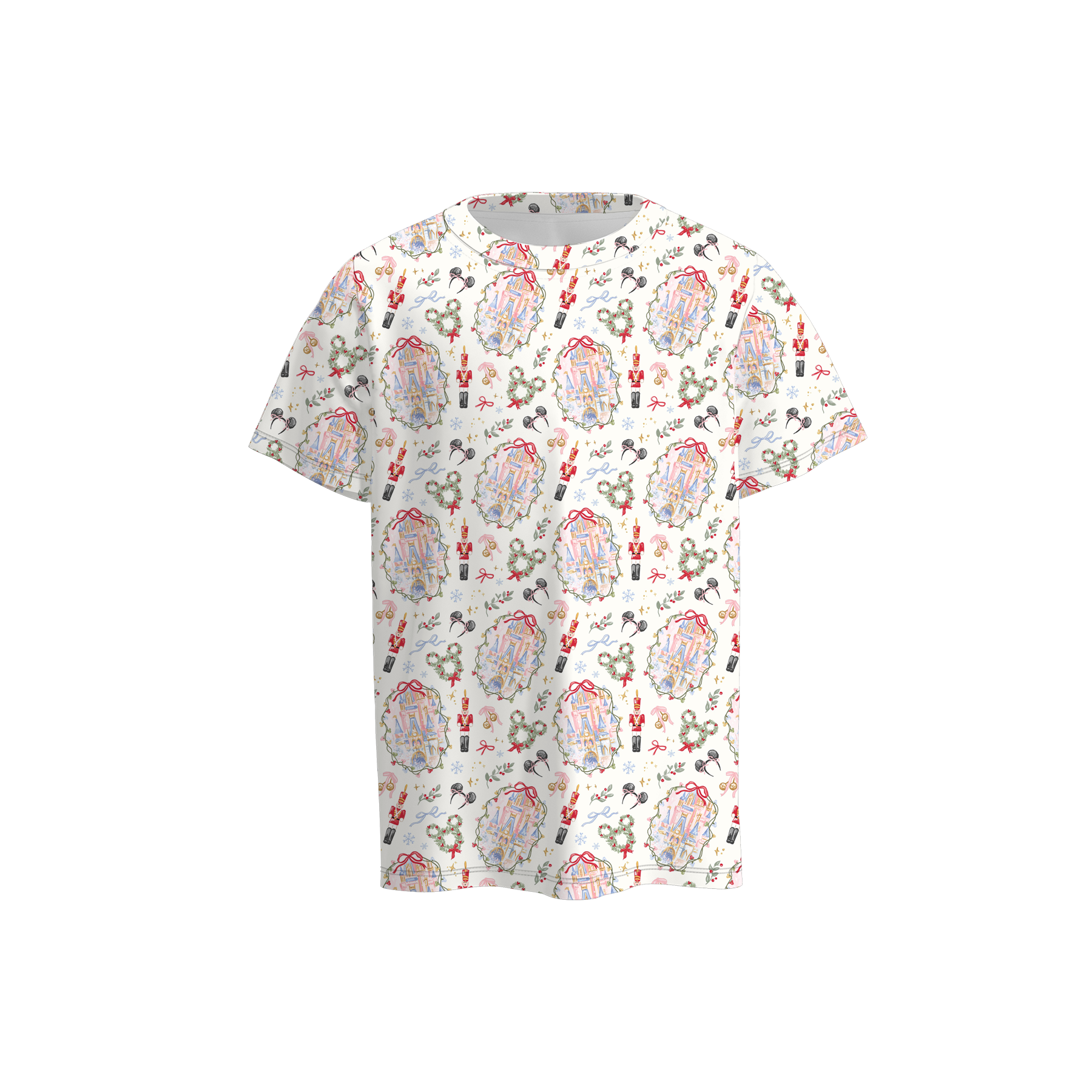 (Pre Order)Family Christmas Print Dress,Set,Top&Romper
