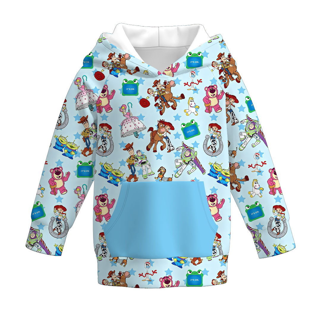 (Weekly Pre-Order)Siblings Cartoon Toy Print Dress,Pajamas&Top(Ends 10.6)