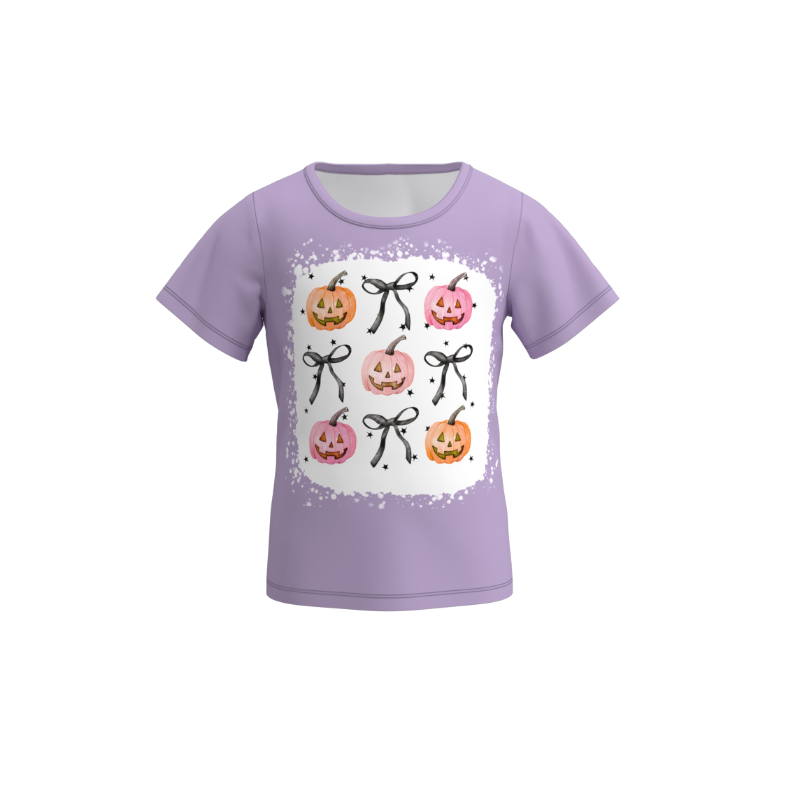 (Pre Order)Girls Halloween Print Top