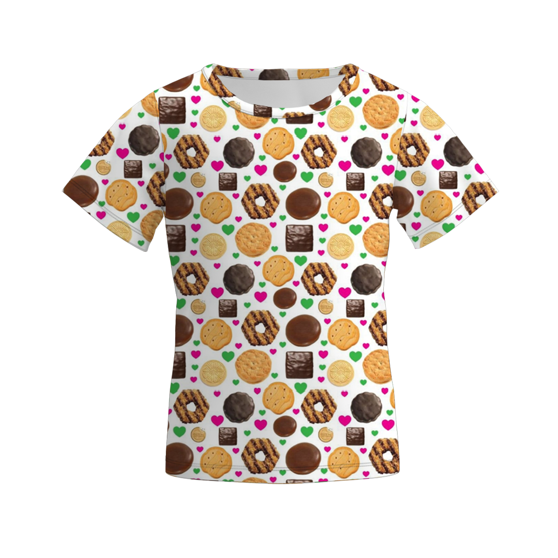 (Pre Order)Girls Scout Cookie Print Top