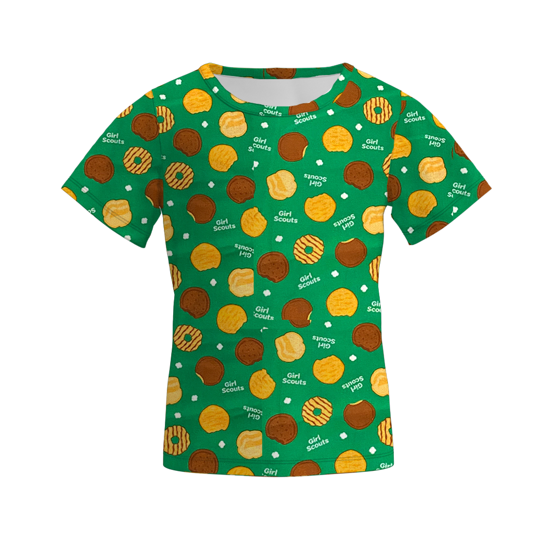 (Pre Order)Girls Scout Cookie Print Top