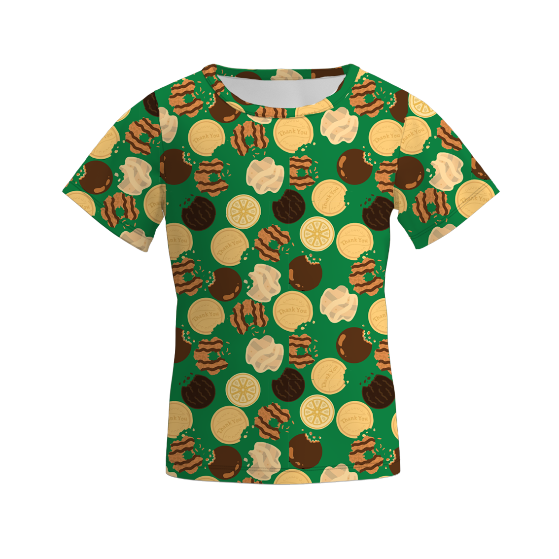 (Pre Order)Girls Scout Cookie Print Top