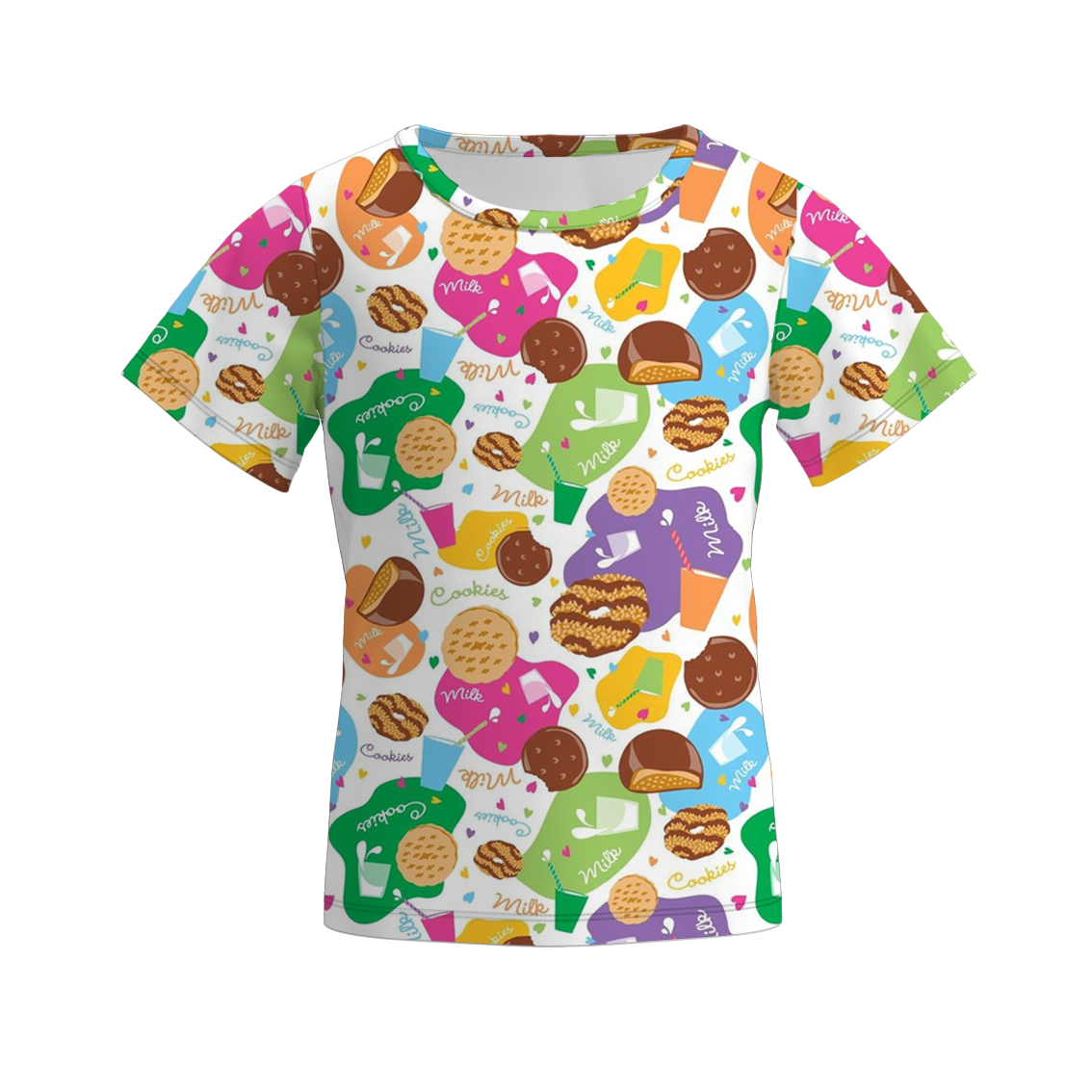 (Pre Order)Girls Scout Cookie Print Top