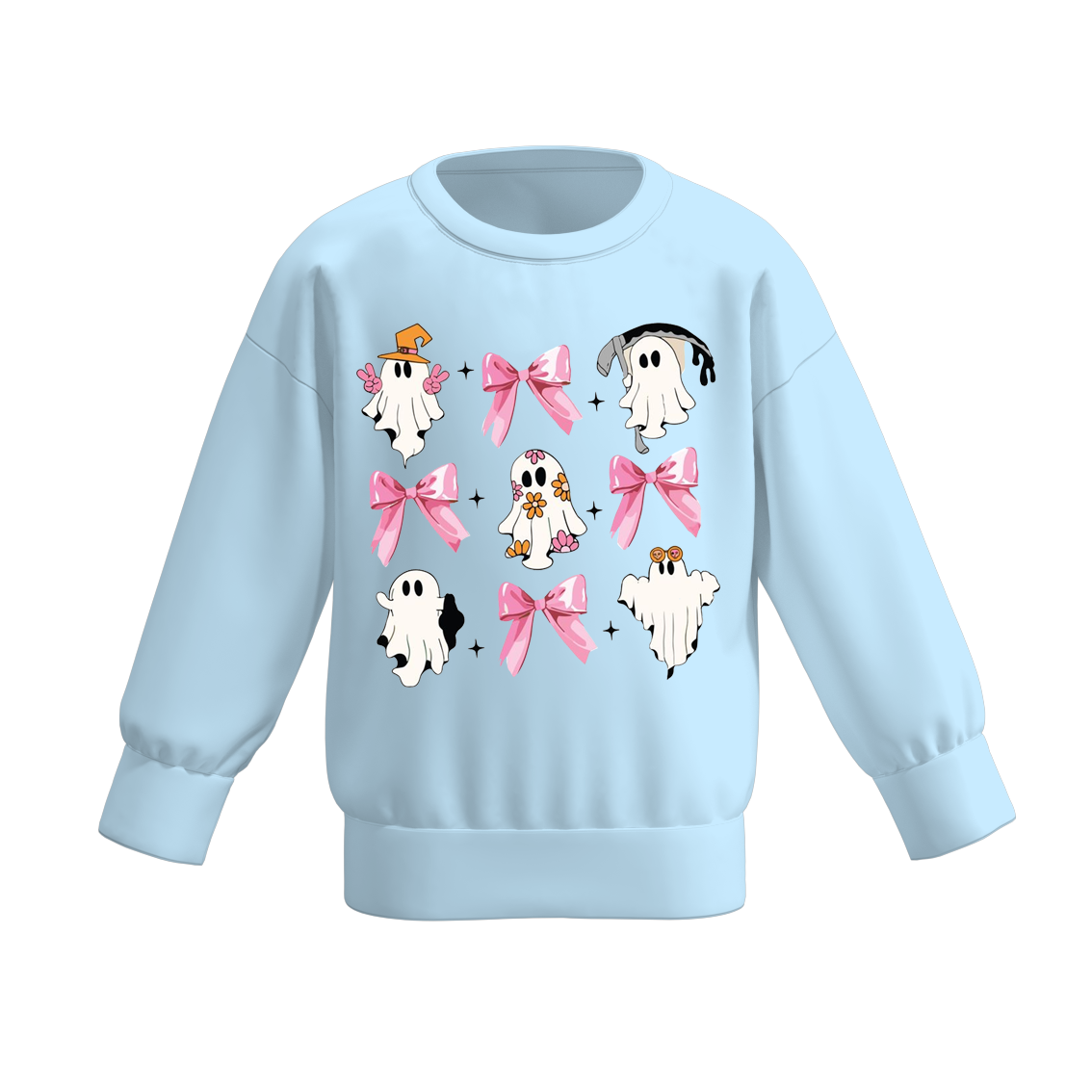 (Pre Order)Girls Halloween Print Sweatshirt