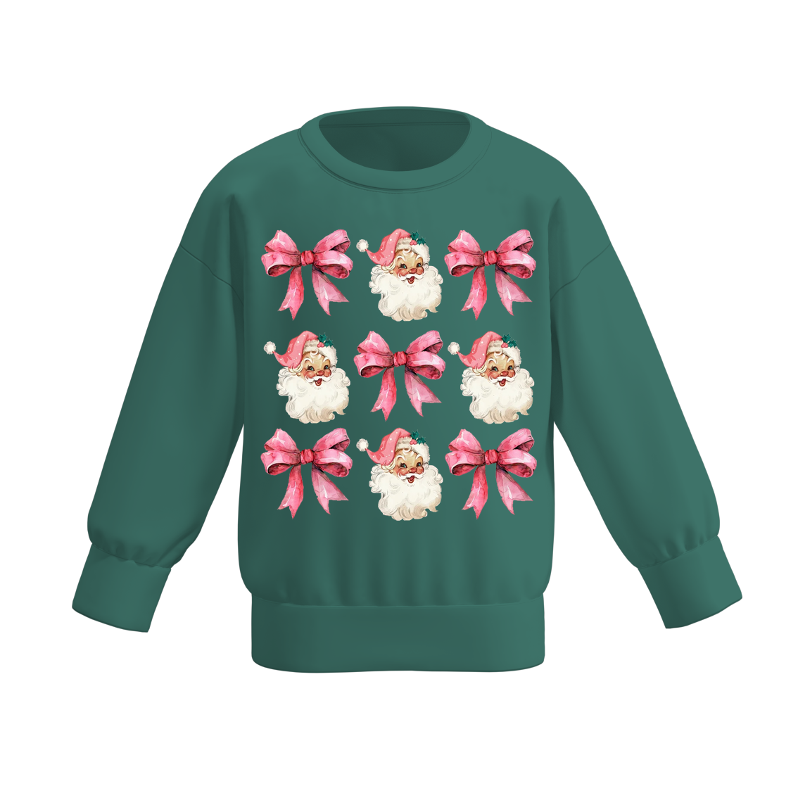 (Pre Order)Girls Christmas Print Sweatshirt