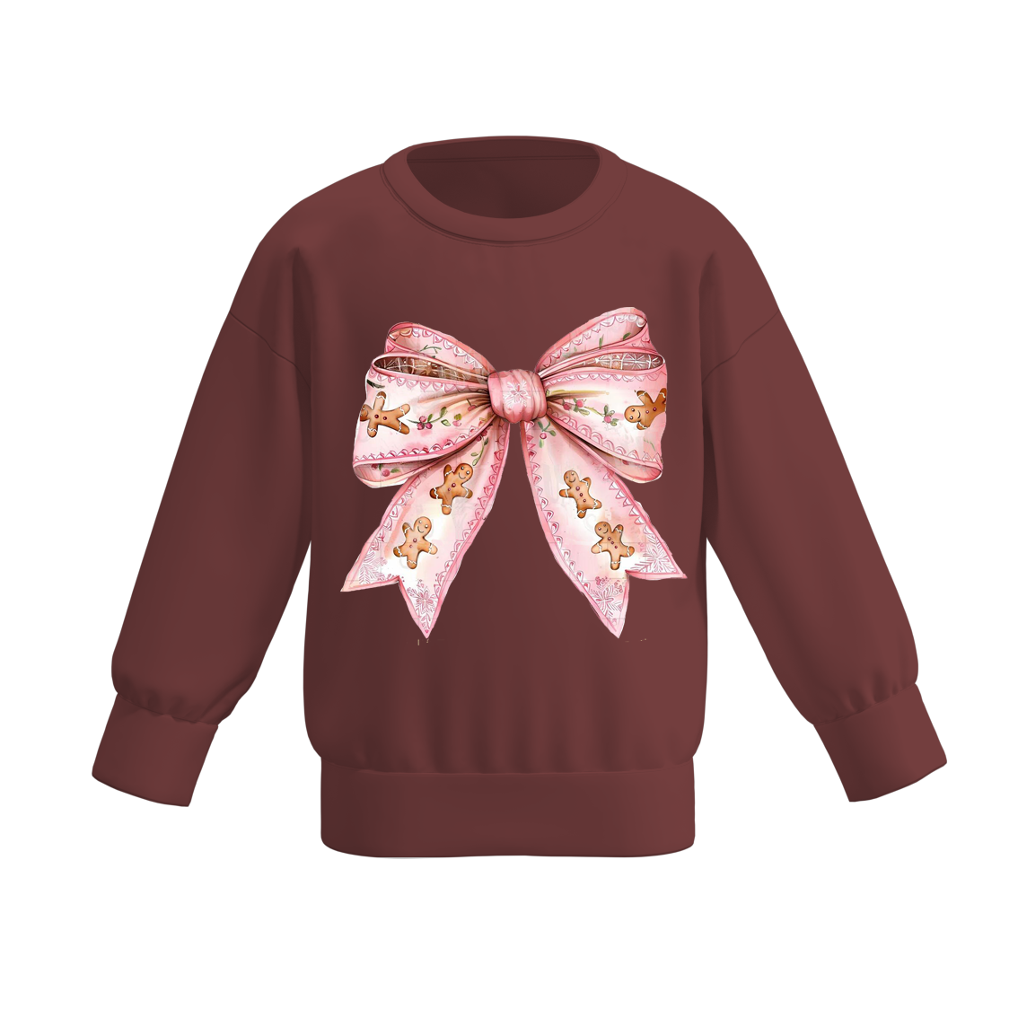 (Pre Order)Girls Christmas Print Sweatshirt