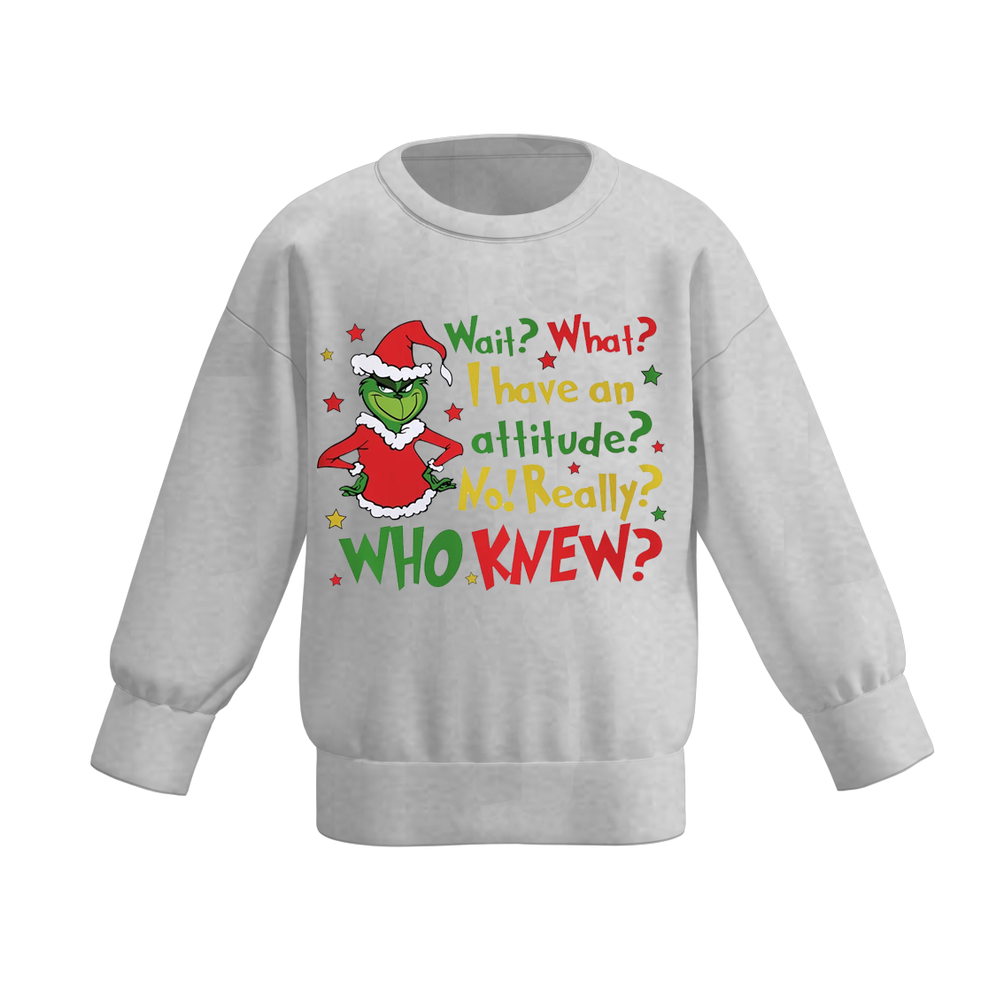 (Pre Order)Girls Christmas Print Sweatshirt