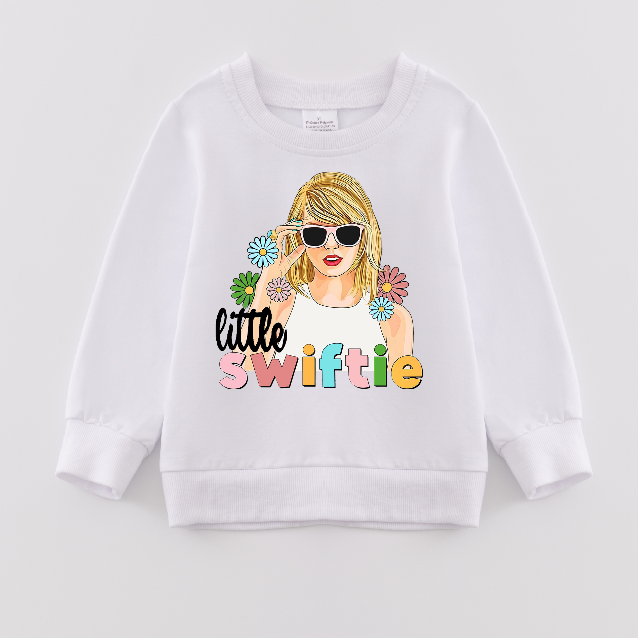 (Pre Order)Girls Fall TS Print Sweatshirt