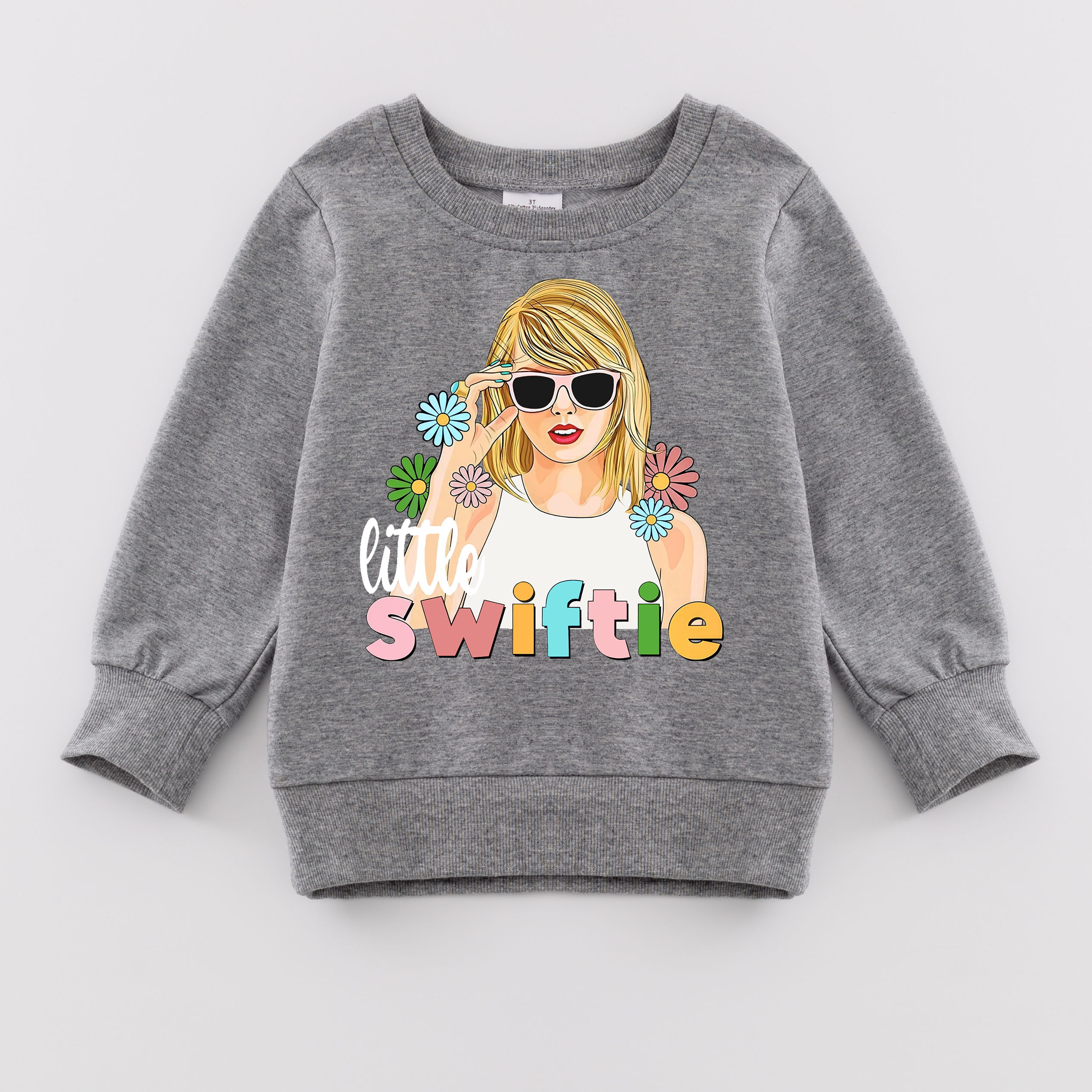 (Pre Order)Girls Fall TS Print Sweatshirt