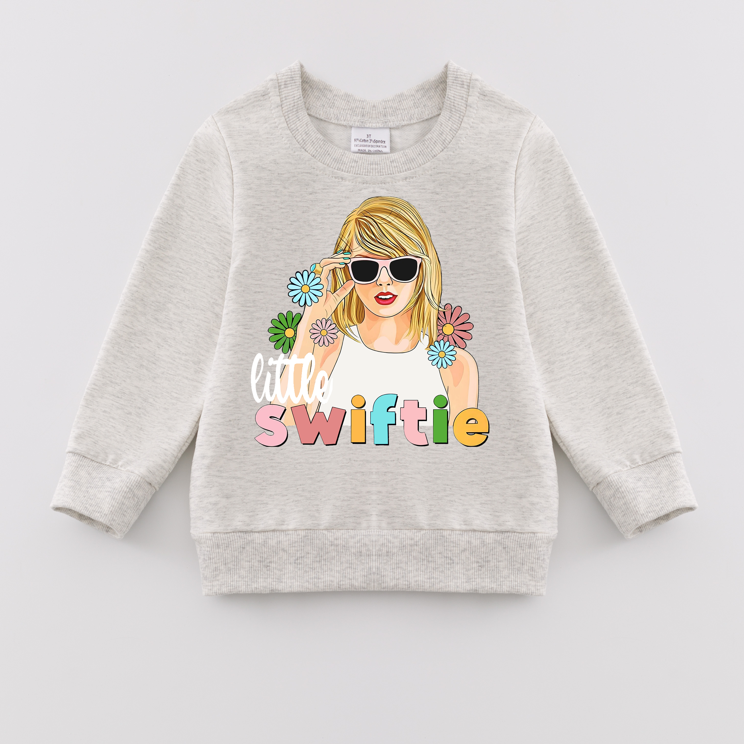 (Pre Order)Girls Fall TS Print Sweatshirt