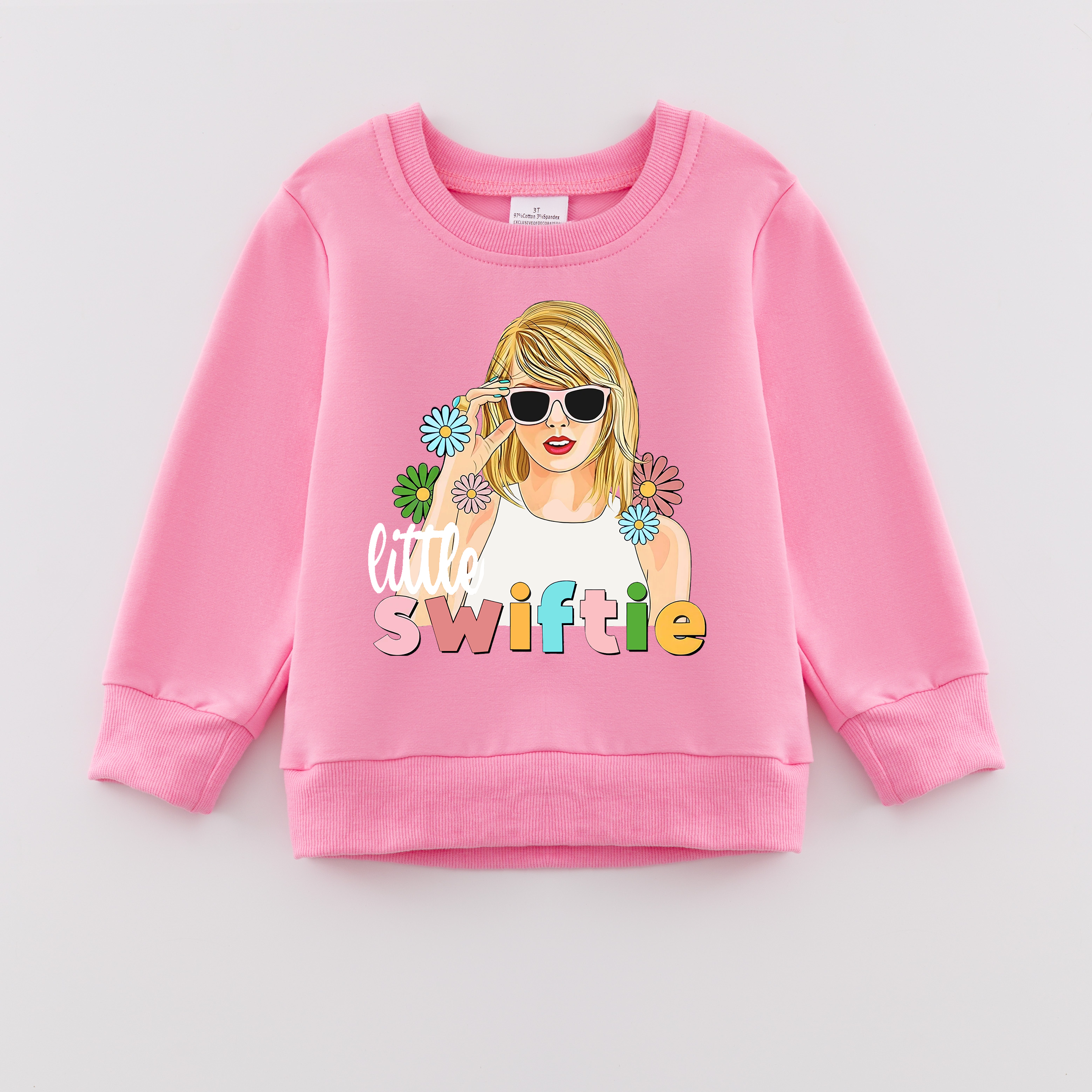 (Pre Order)Girls Fall TS Print Sweatshirt