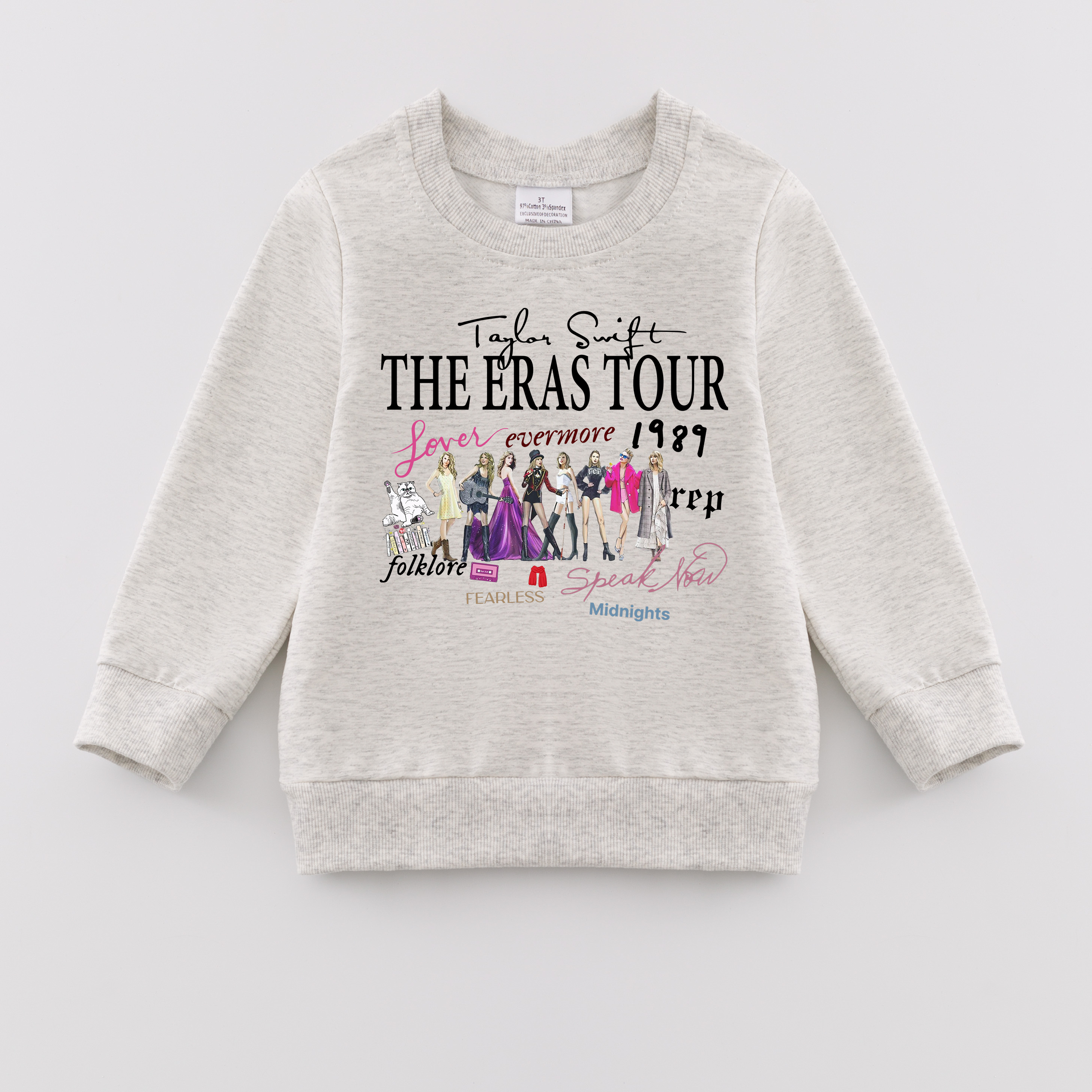 (Pre Order)Girls Fall TS Print Sweatshirt