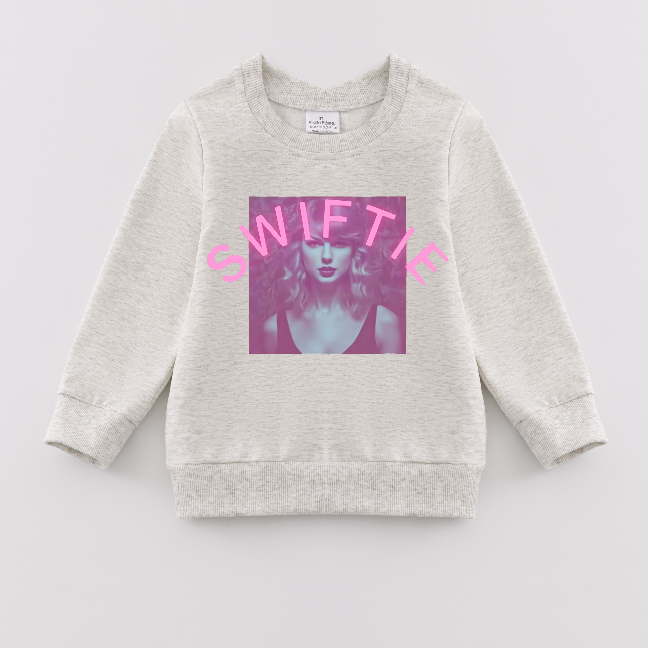 (Pre Order)Girls Fall TS Print Sweatshirt