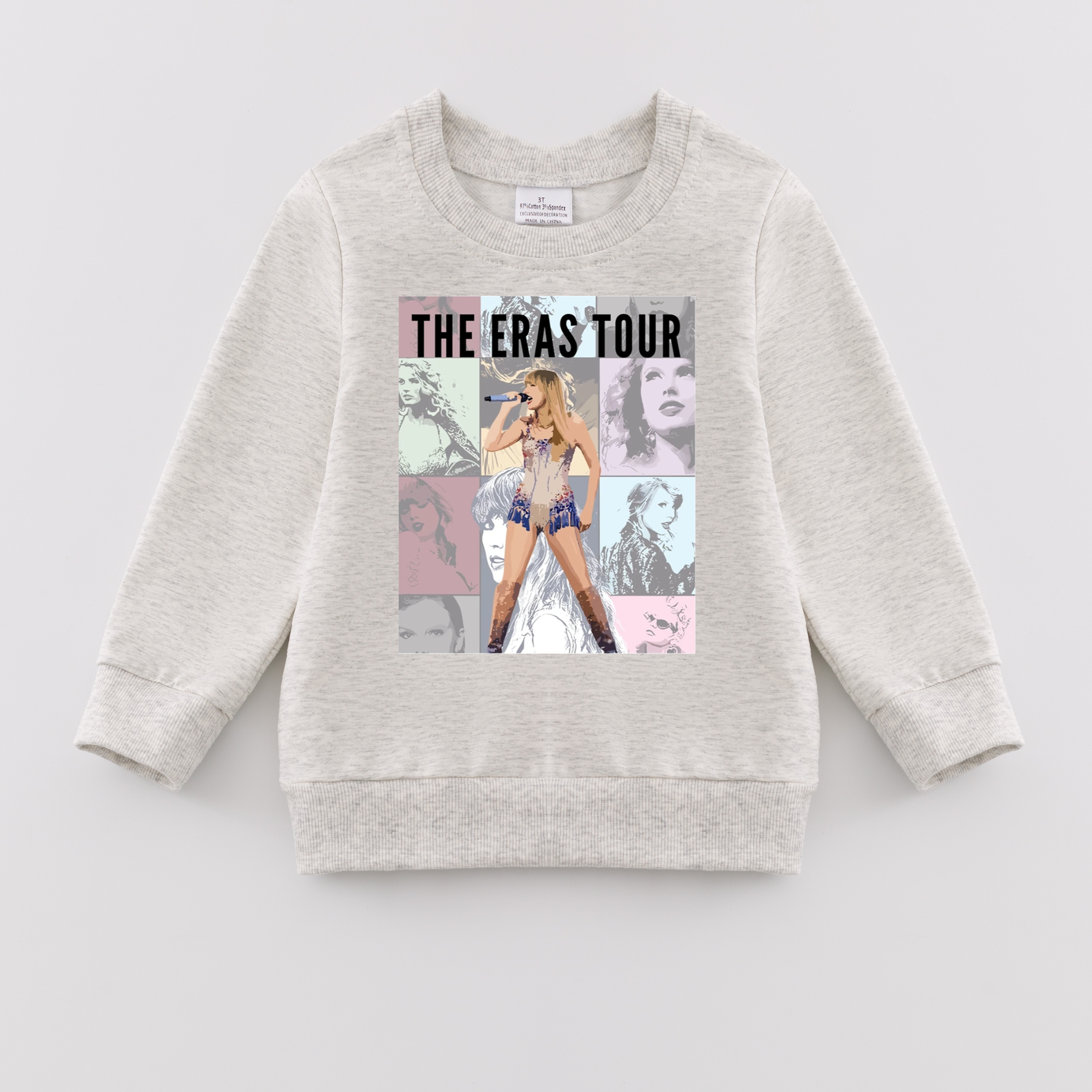 (Pre Order)Girls Fall TS Print Sweatshirt
