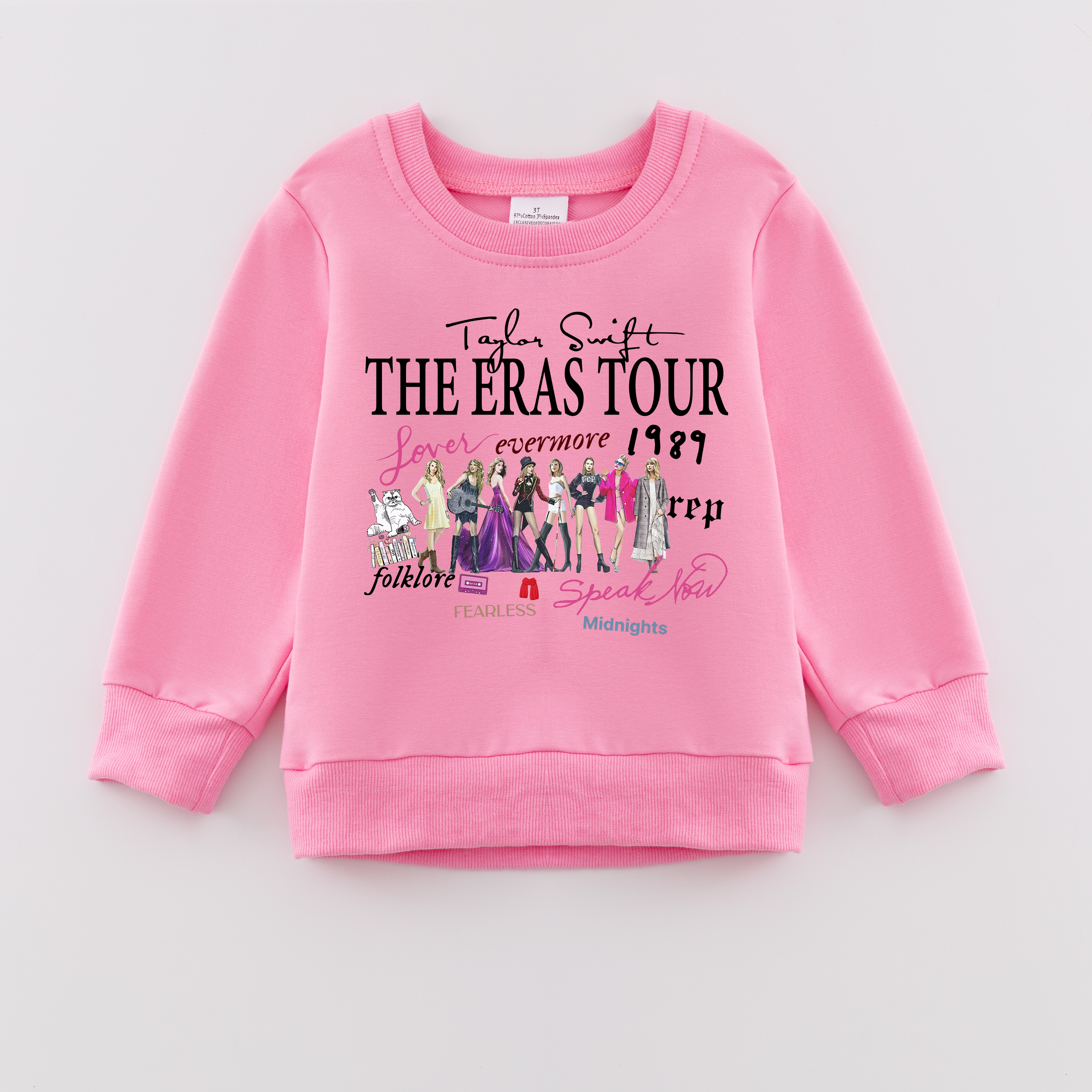 (Pre Order)Girls Fall TS Print Sweatshirt