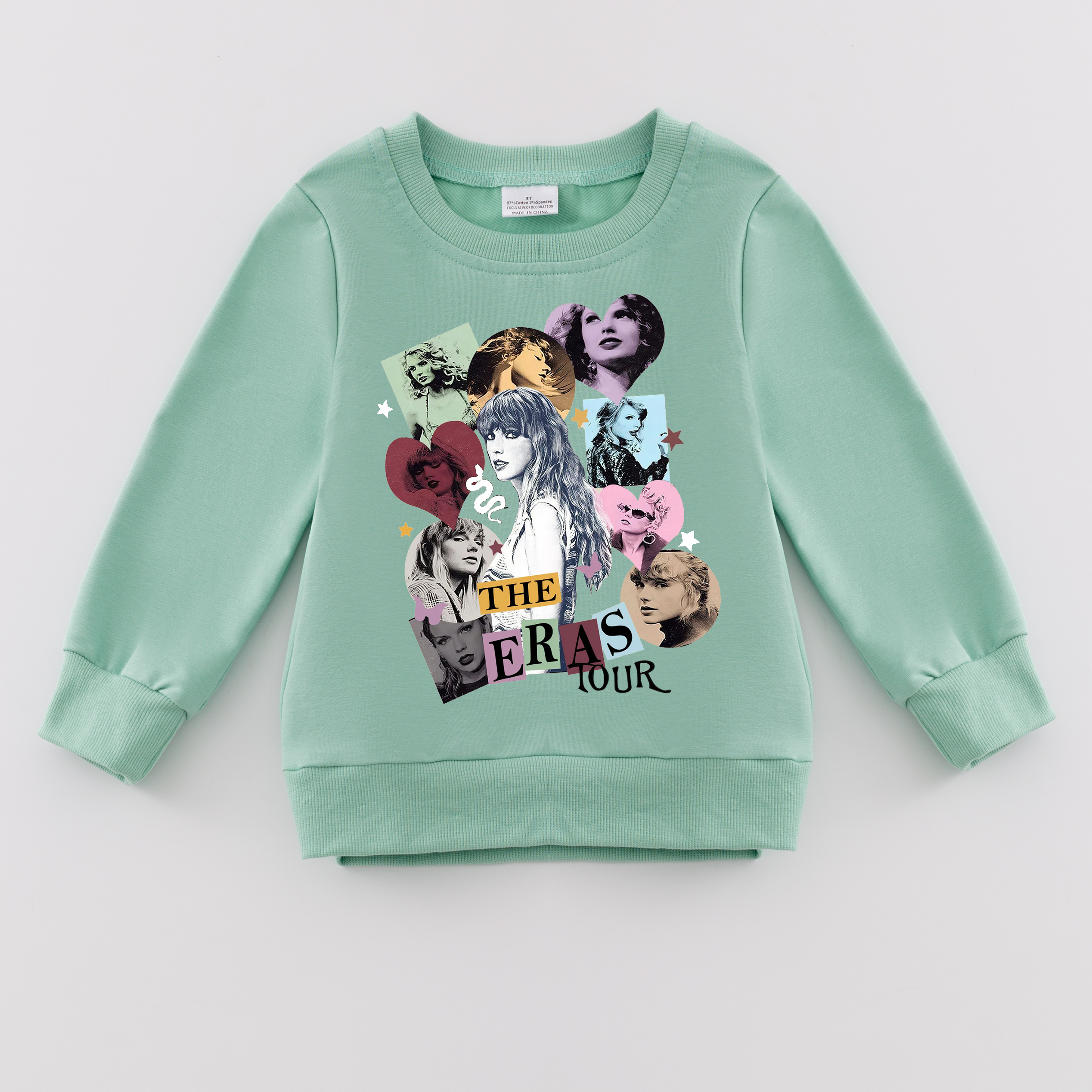 (Pre Order)Girls Fall TS Print Sweatshirt