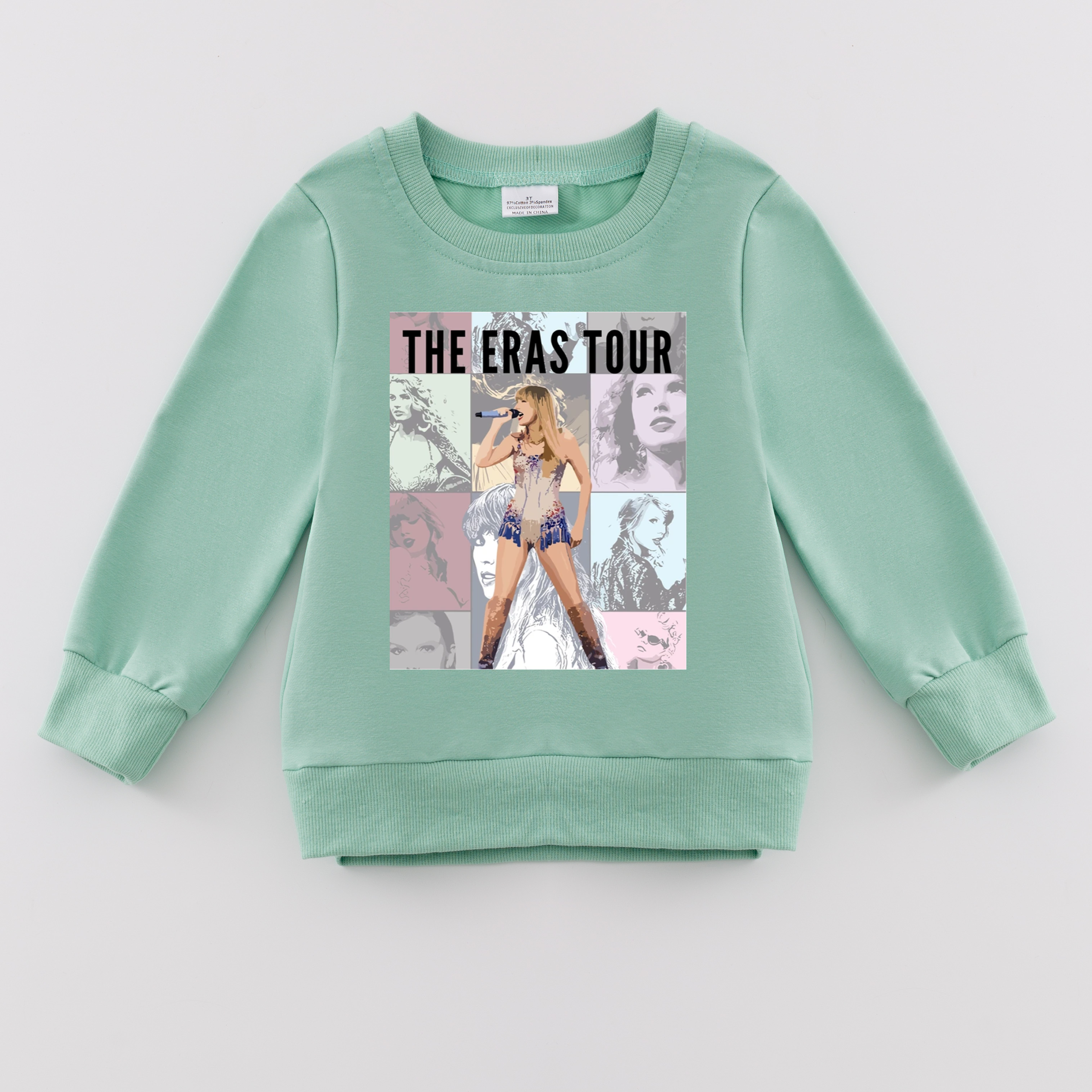 (Pre Order)Girls Fall TS Print Sweatshirt
