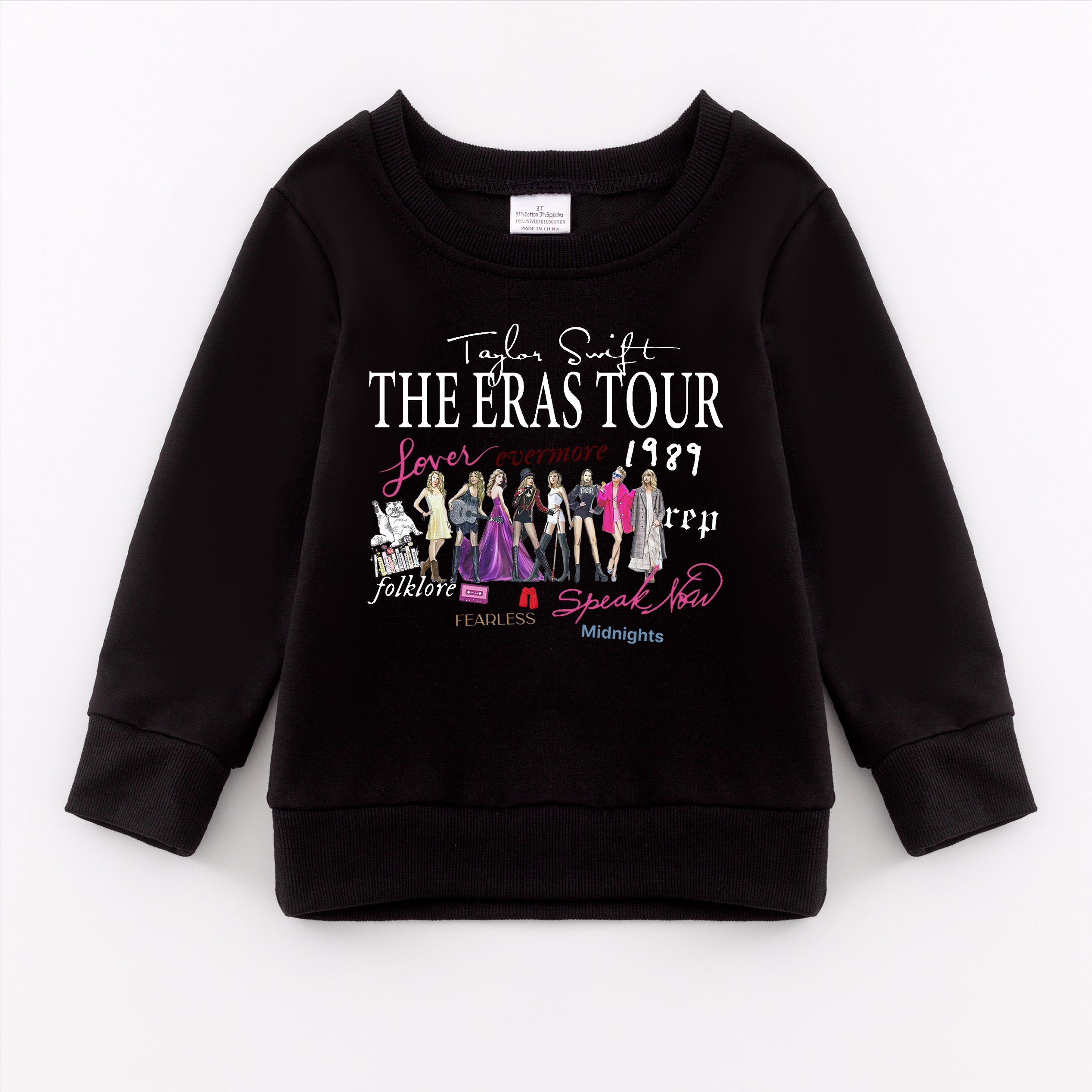 (Pre Order)Girls Fall TS Print Sweatshirt