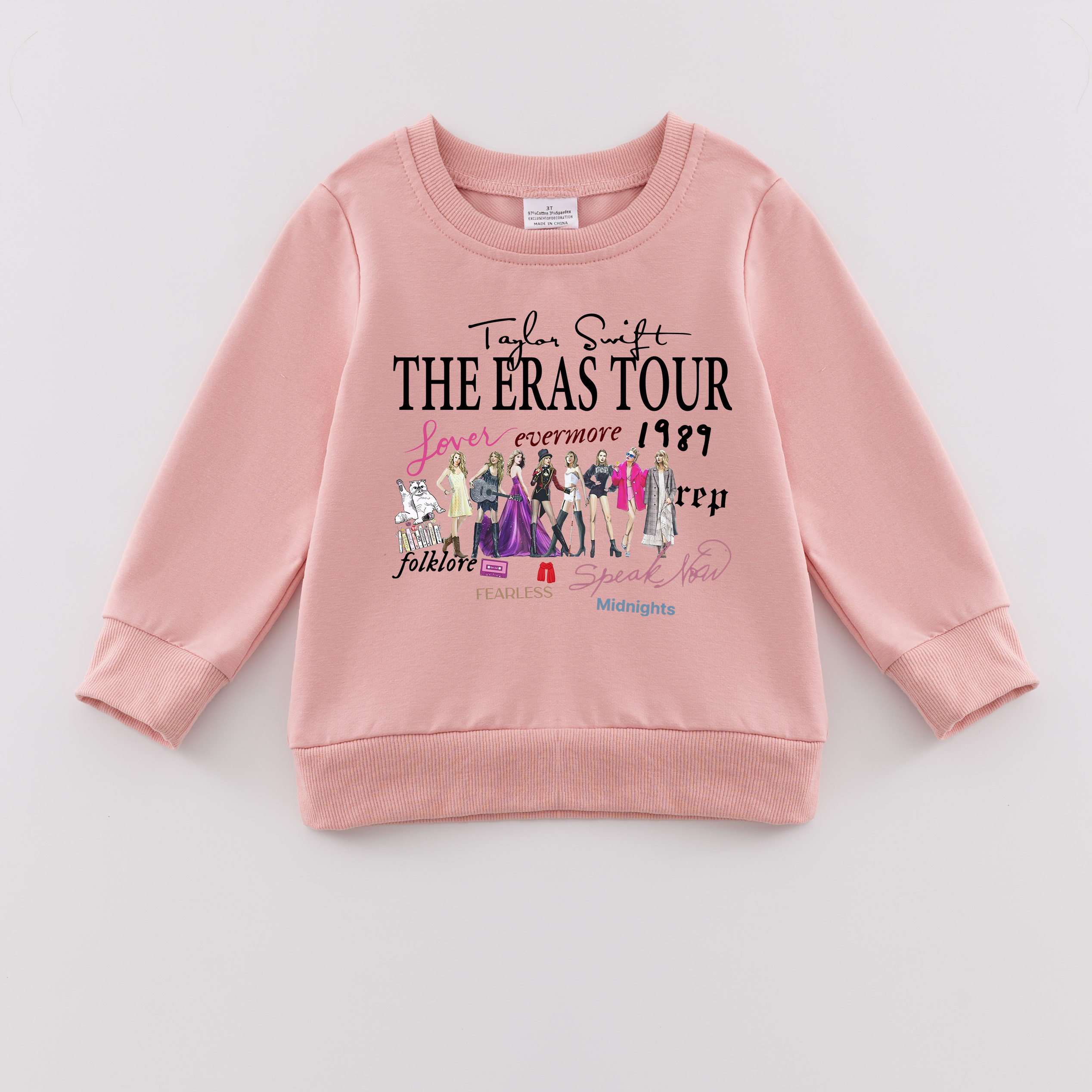 (Pre Order)Girls Fall TS Print Sweatshirt