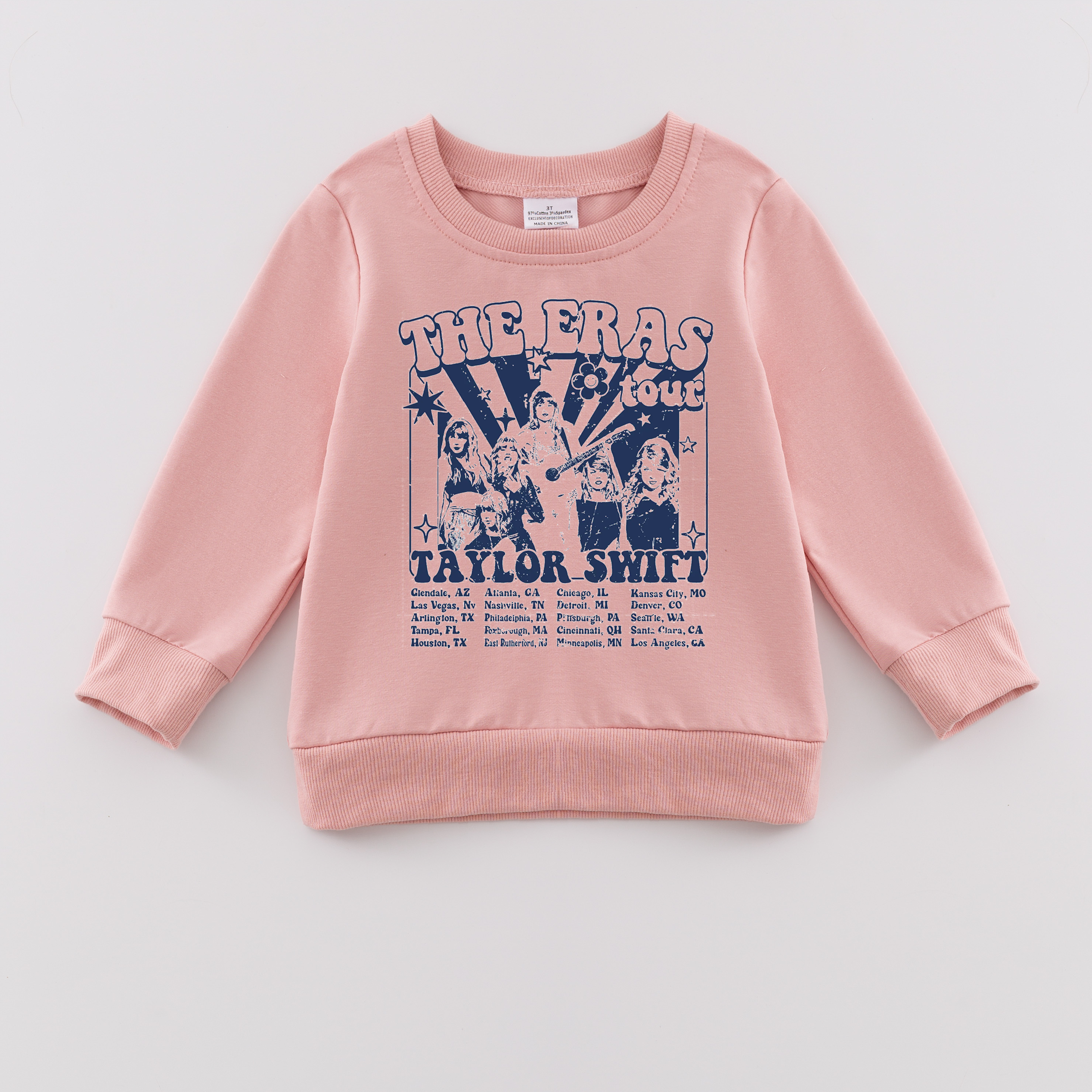 (Pre Order)Girls Fall TS Print Sweatshirt