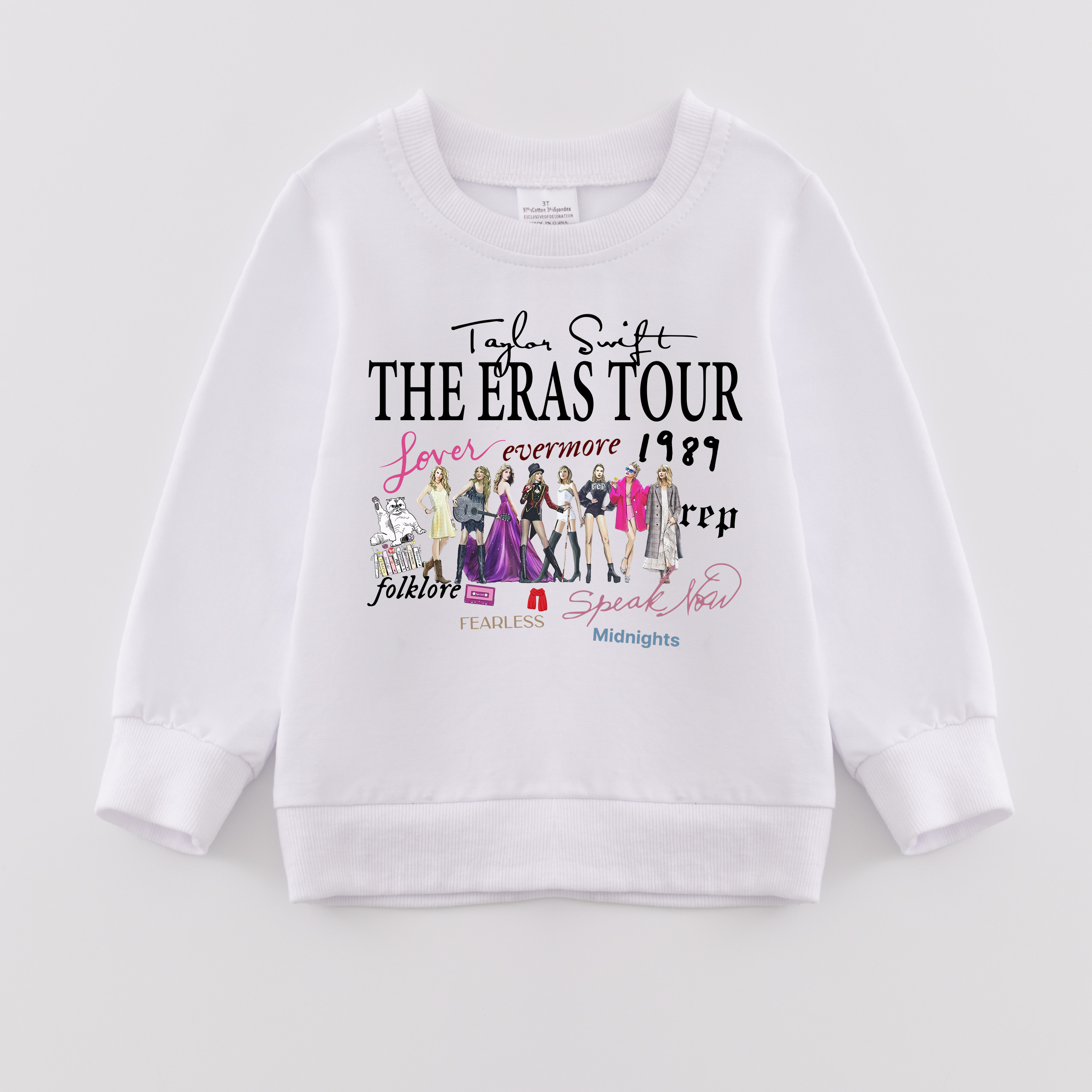 (Pre Order)Girls Fall TS Print Sweatshirt
