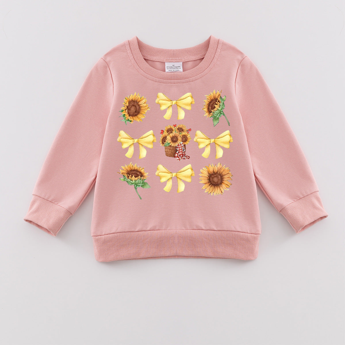 (Pre Order)Girls Thanksgiving Print Sweatshirt