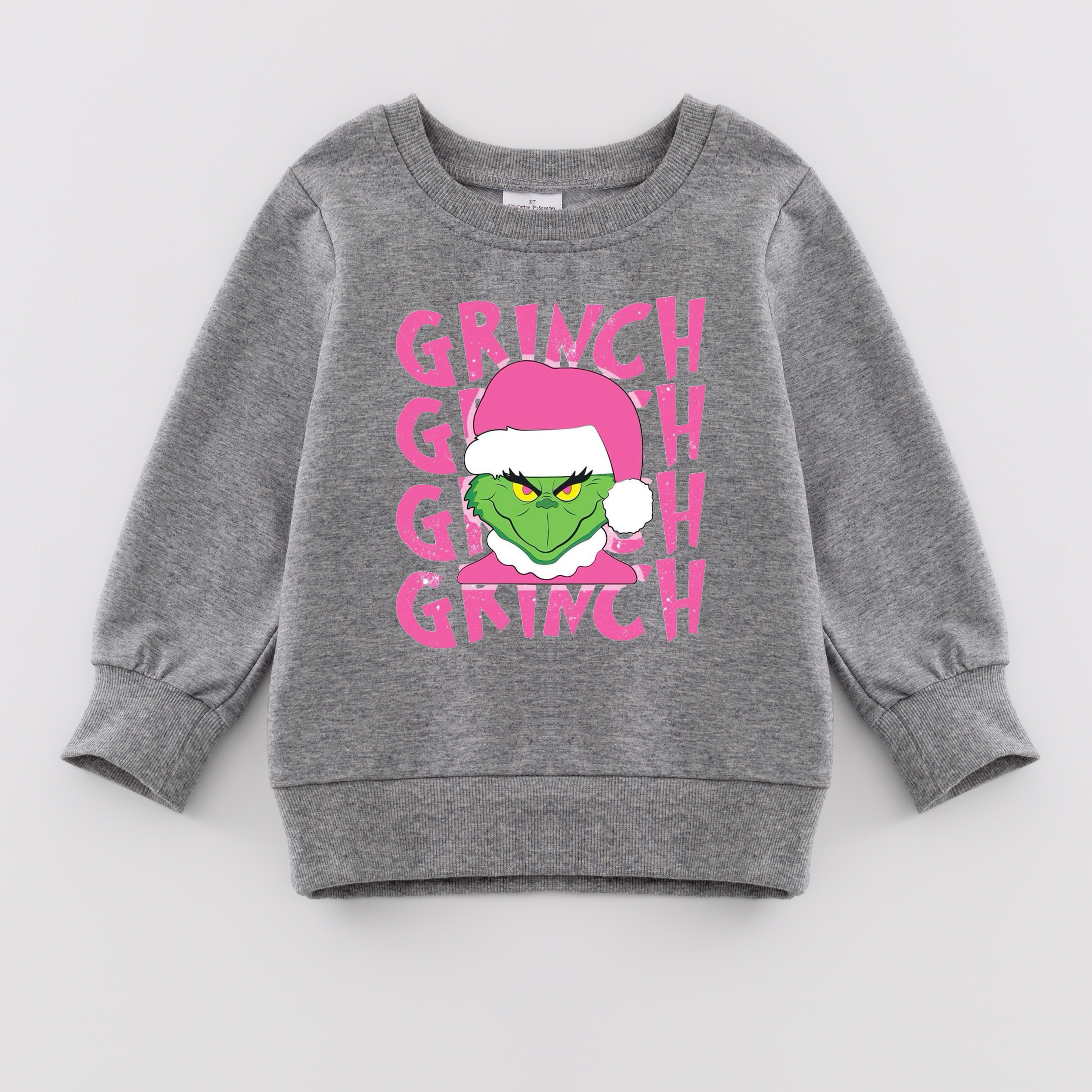(Pre Order)Girls Christmas Print Sweatshirt