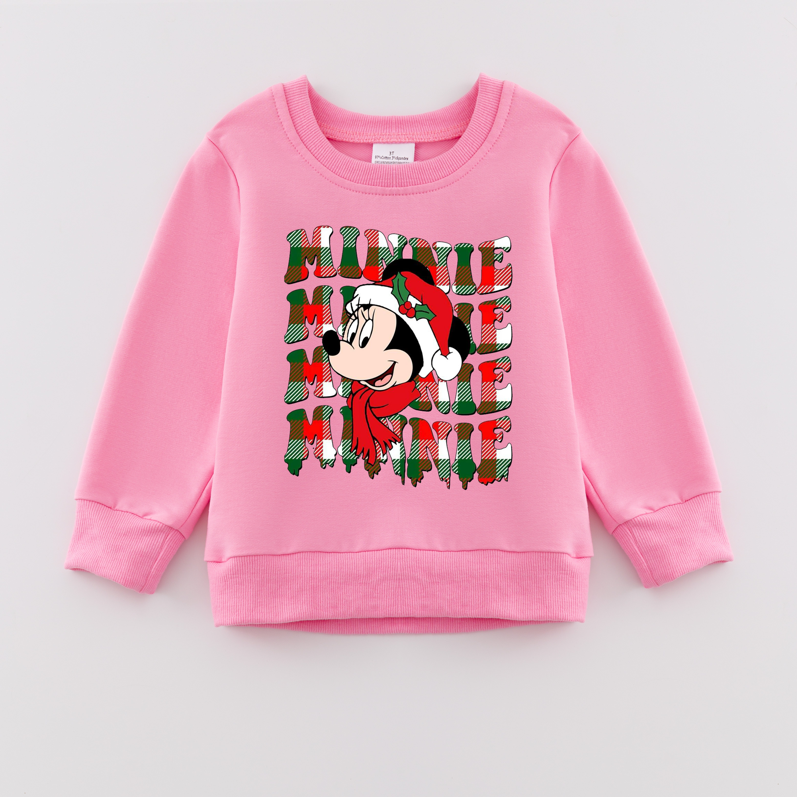 (Pre Order)Girls Christmas Print Sweatshirt