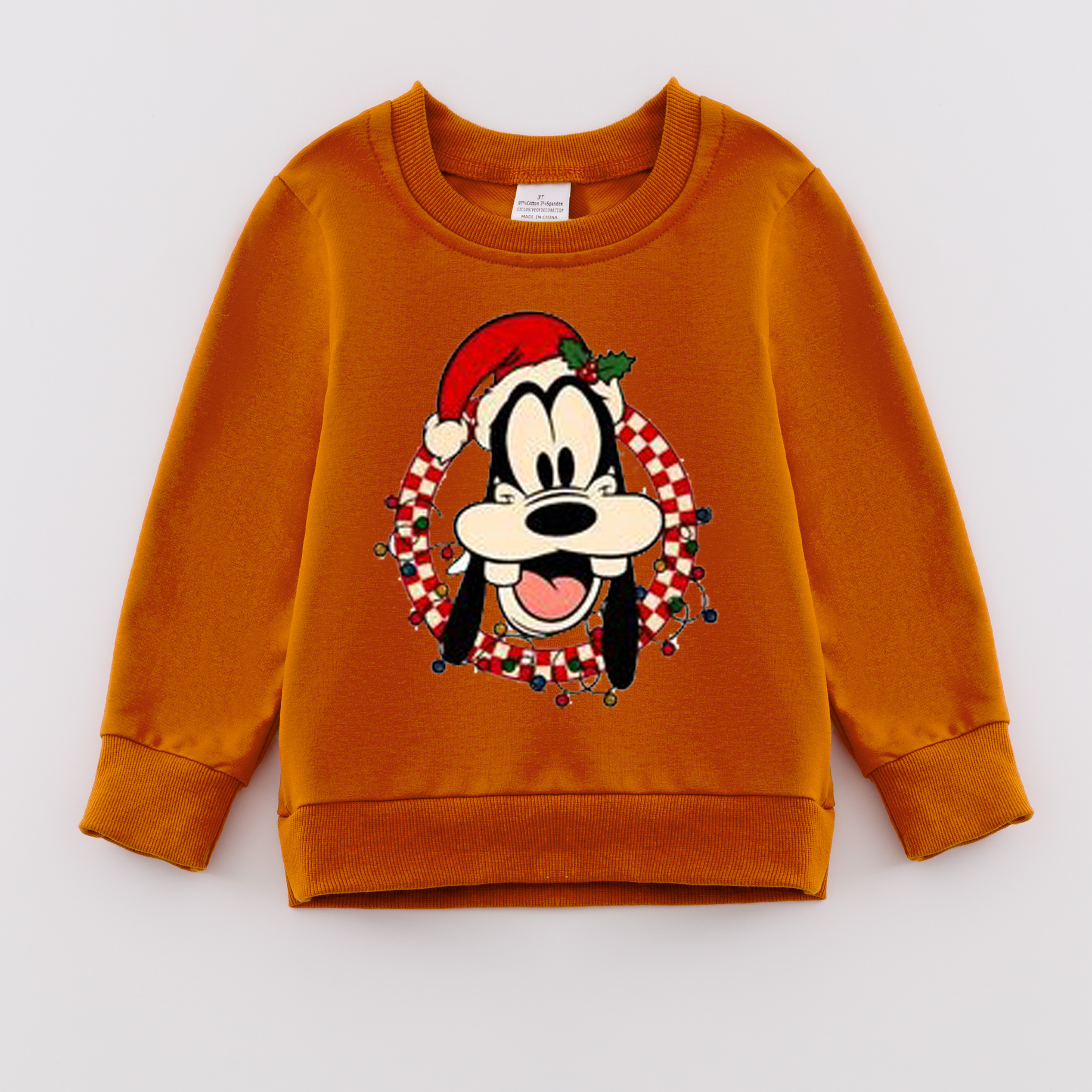 (Pre Order)Girls Christmas Print Sweatshirt