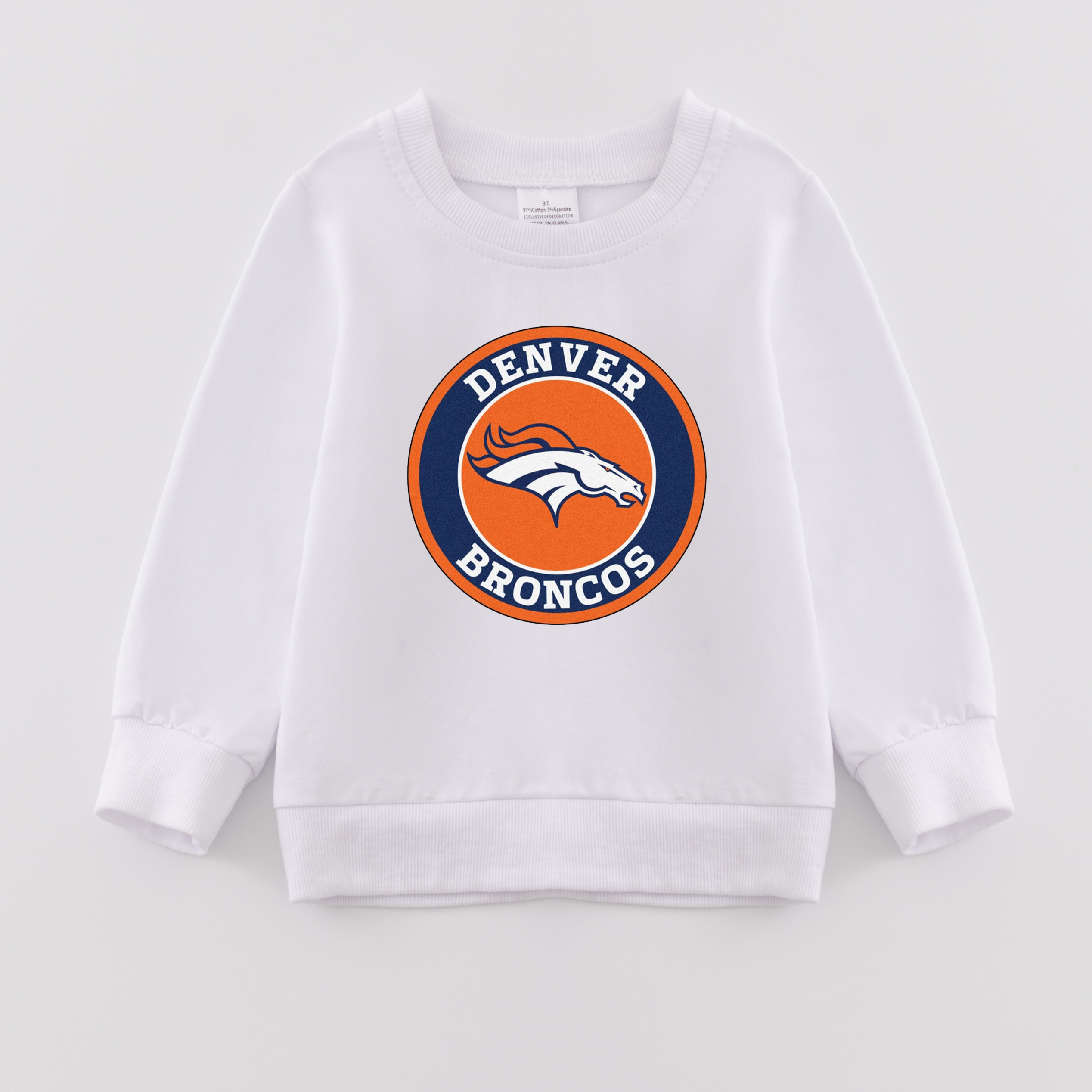 (Pre Order)Girls Fall Football Print Sweatshirt
