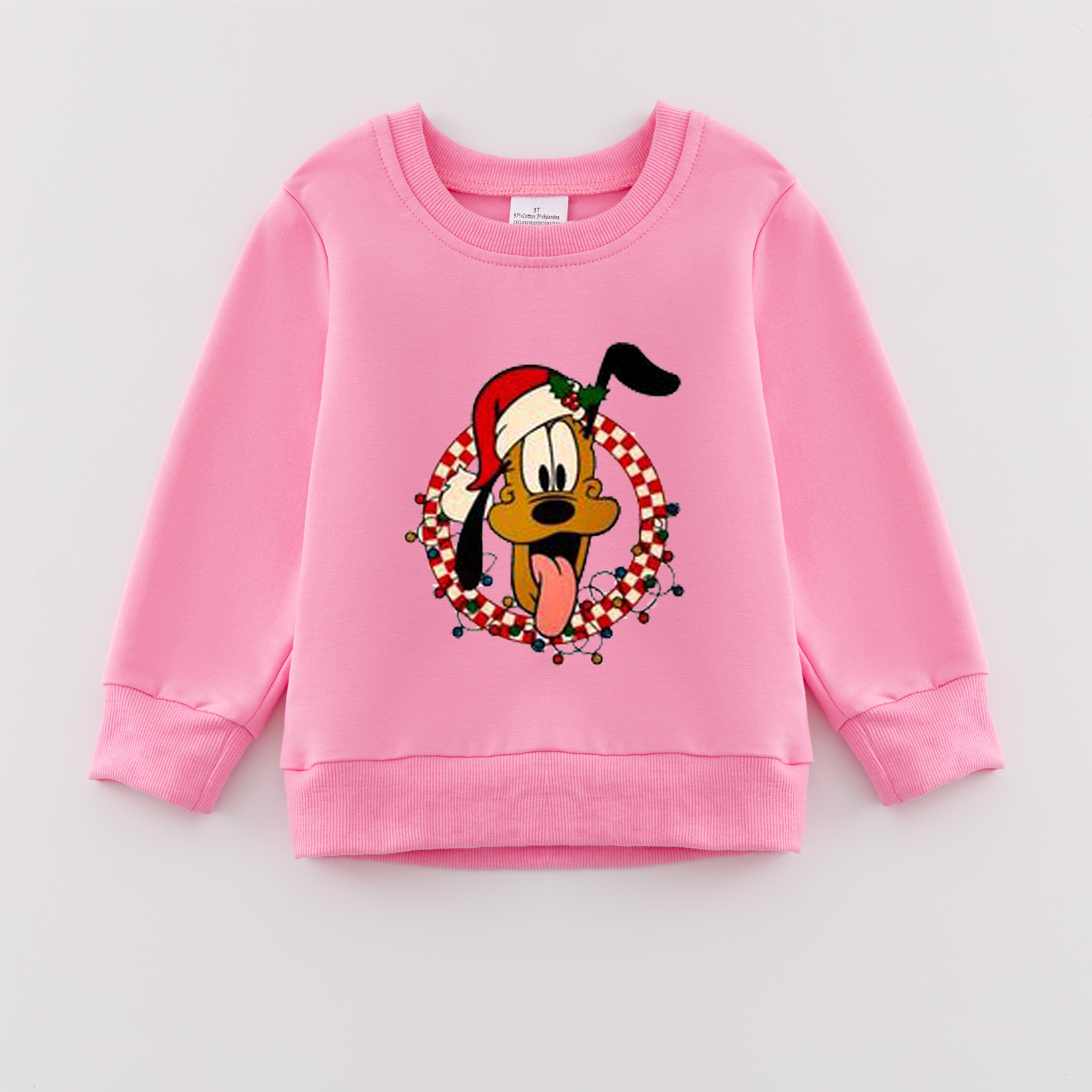 (Pre Order)Girls Christmas Print Sweatshirt