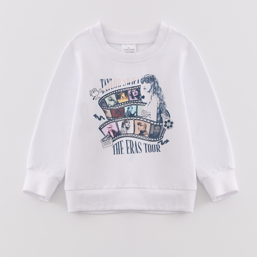 (Pre Order)Girls Fall TS Print Sweatshirt