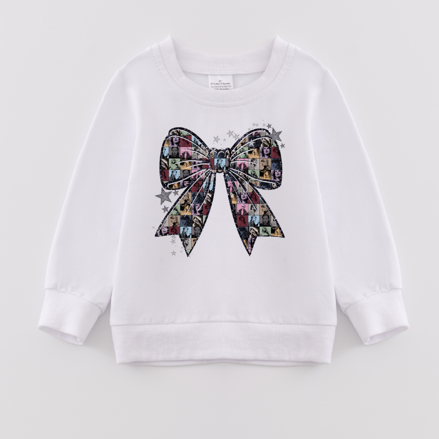 (Pre Order)Girls Fall TS Print Sweatshirt