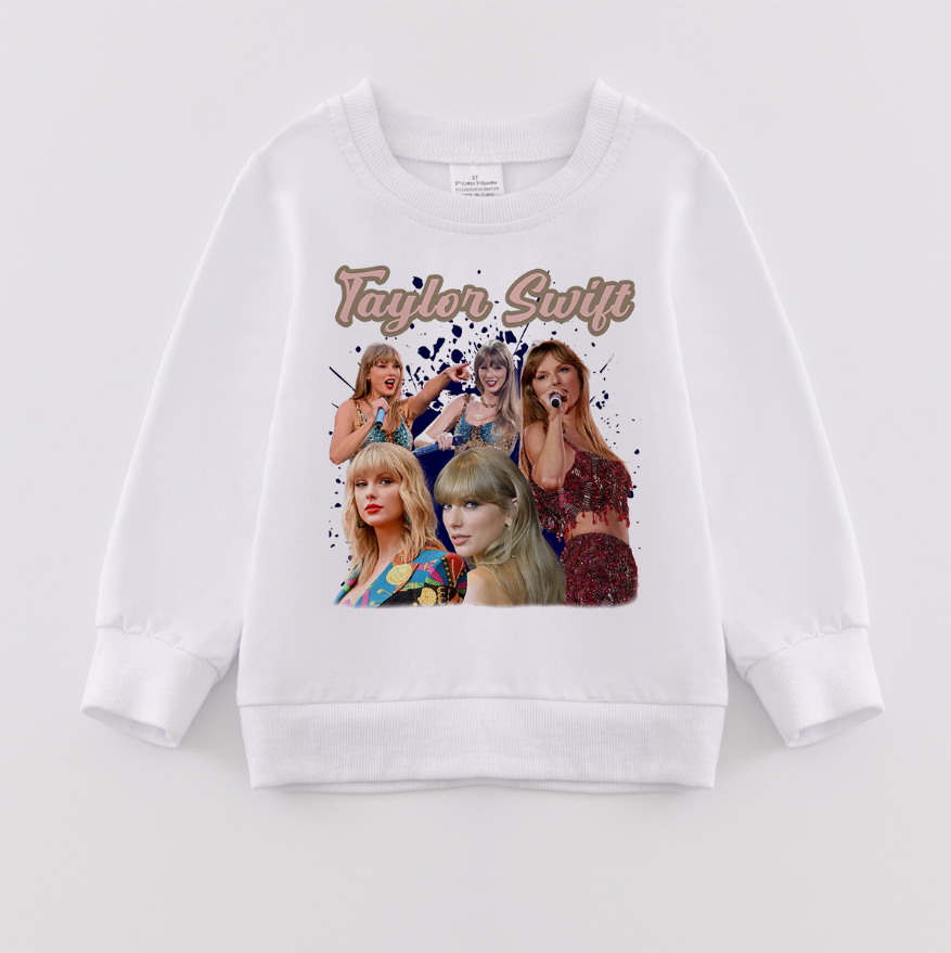 (Pre Order)Girls Fall TS Print Sweatshirt