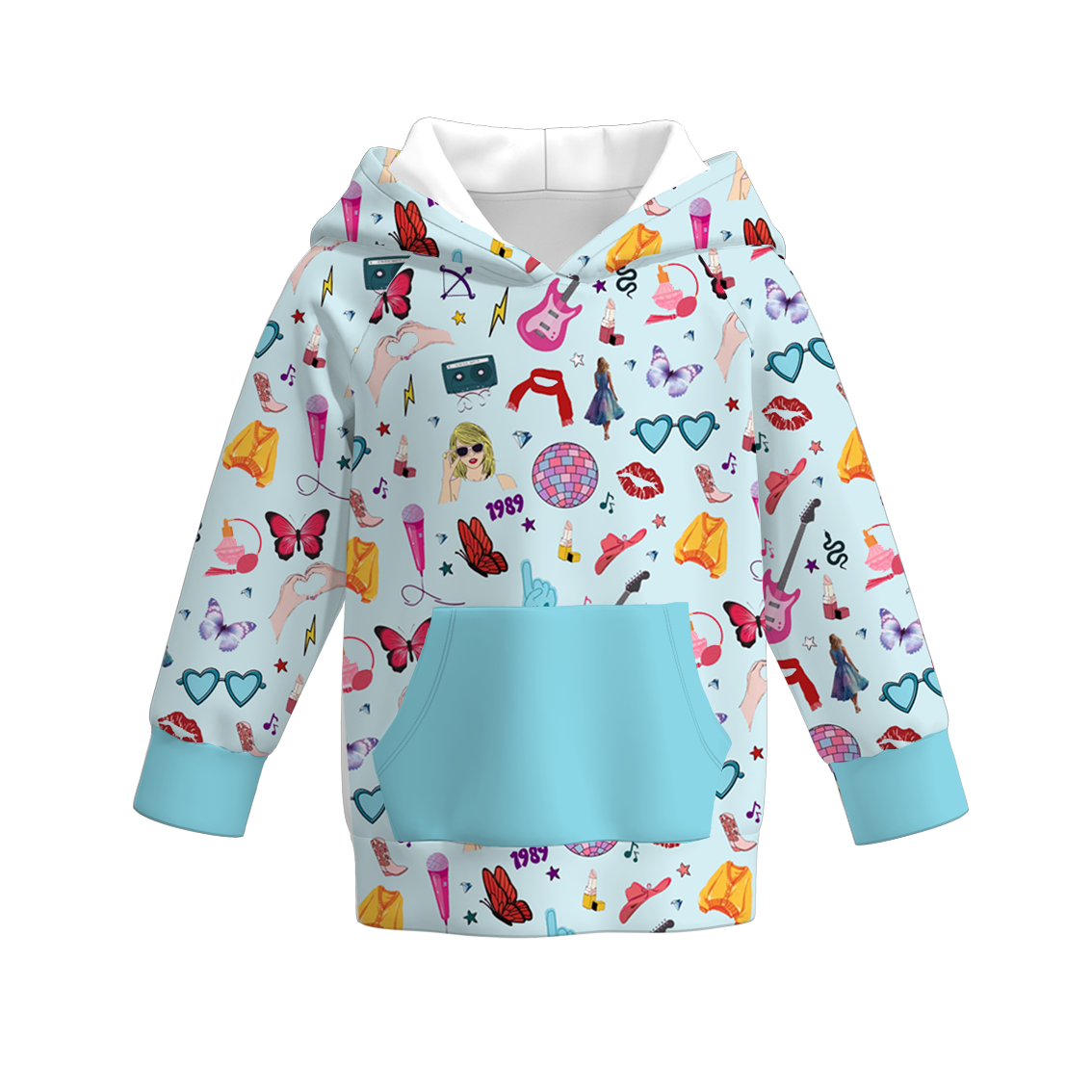 (Pre Order)Girls TS Print Milk Silk Hoodie