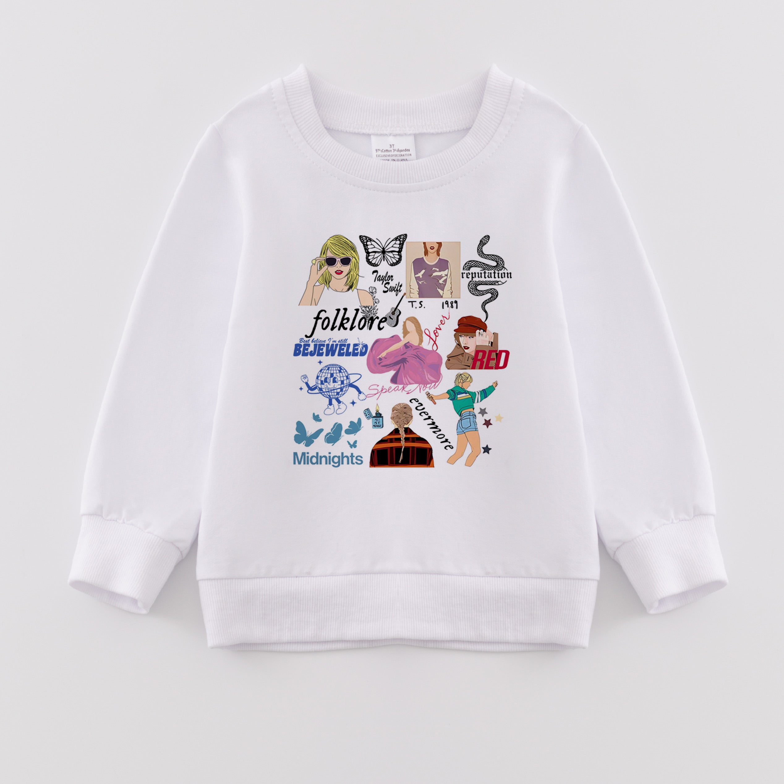 (Pre Order)Girls Fall TS Print Sweatshirt