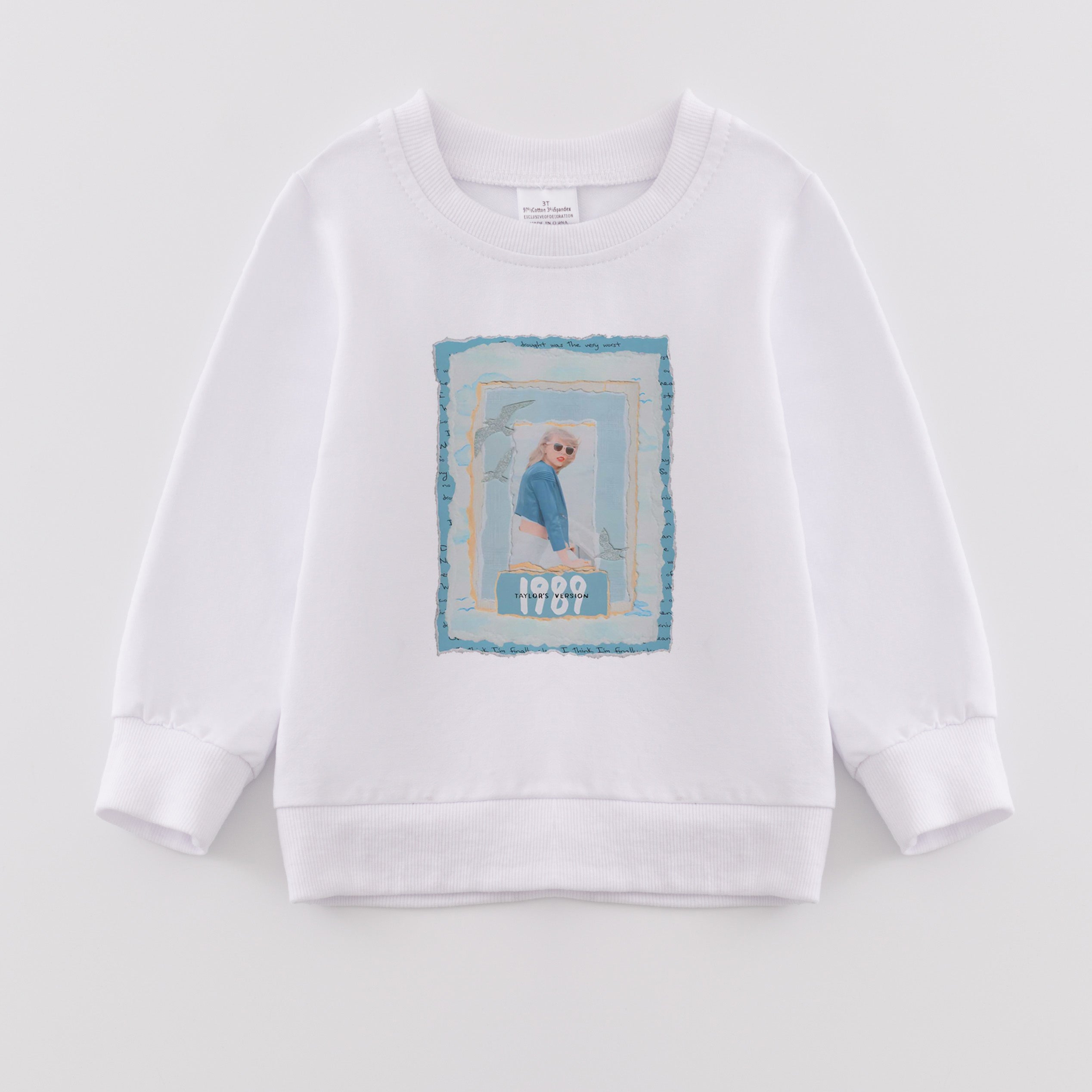 (Pre Order)Girls Fall TS Print Sweatshirt